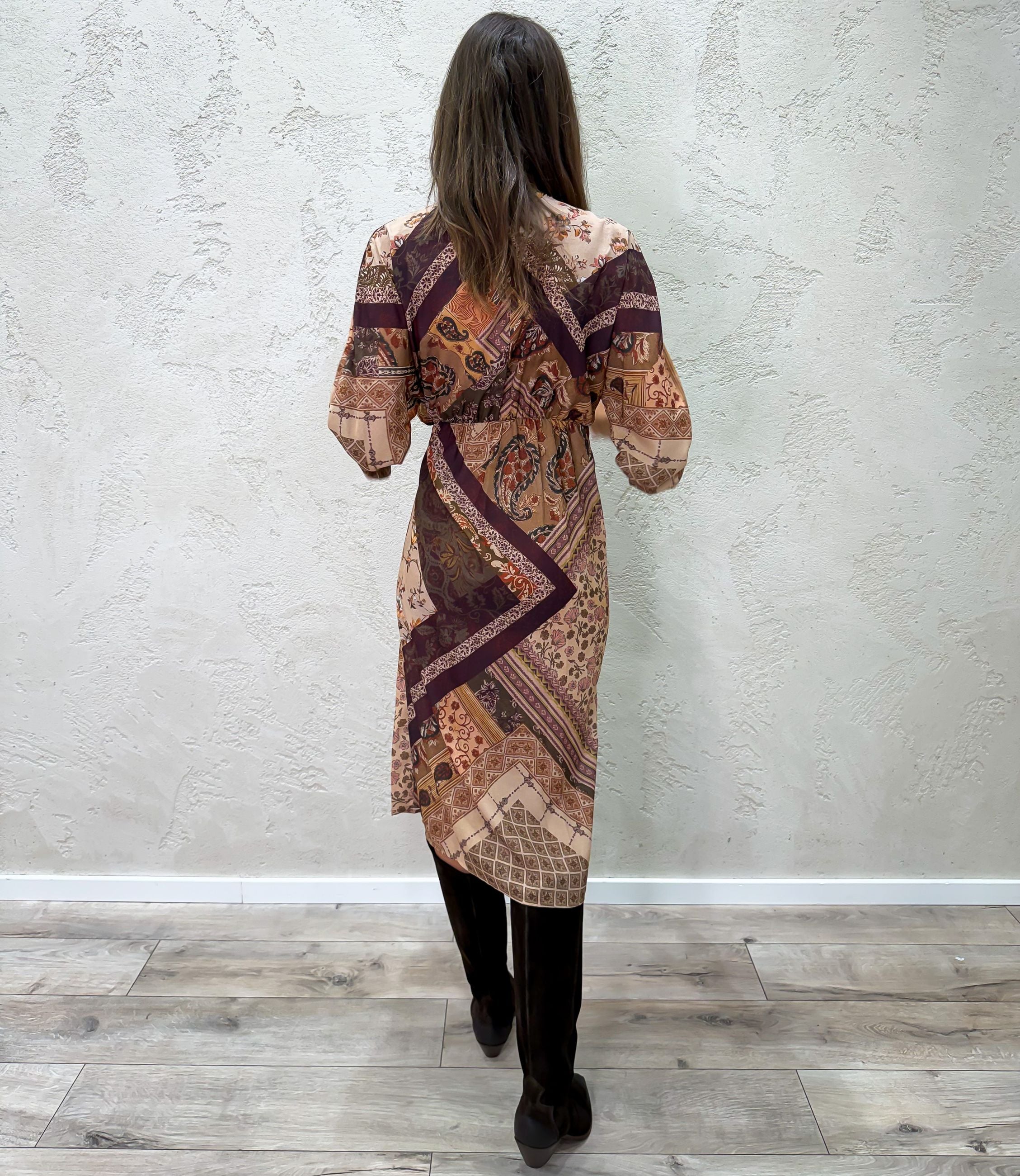 Abito paisley floreale