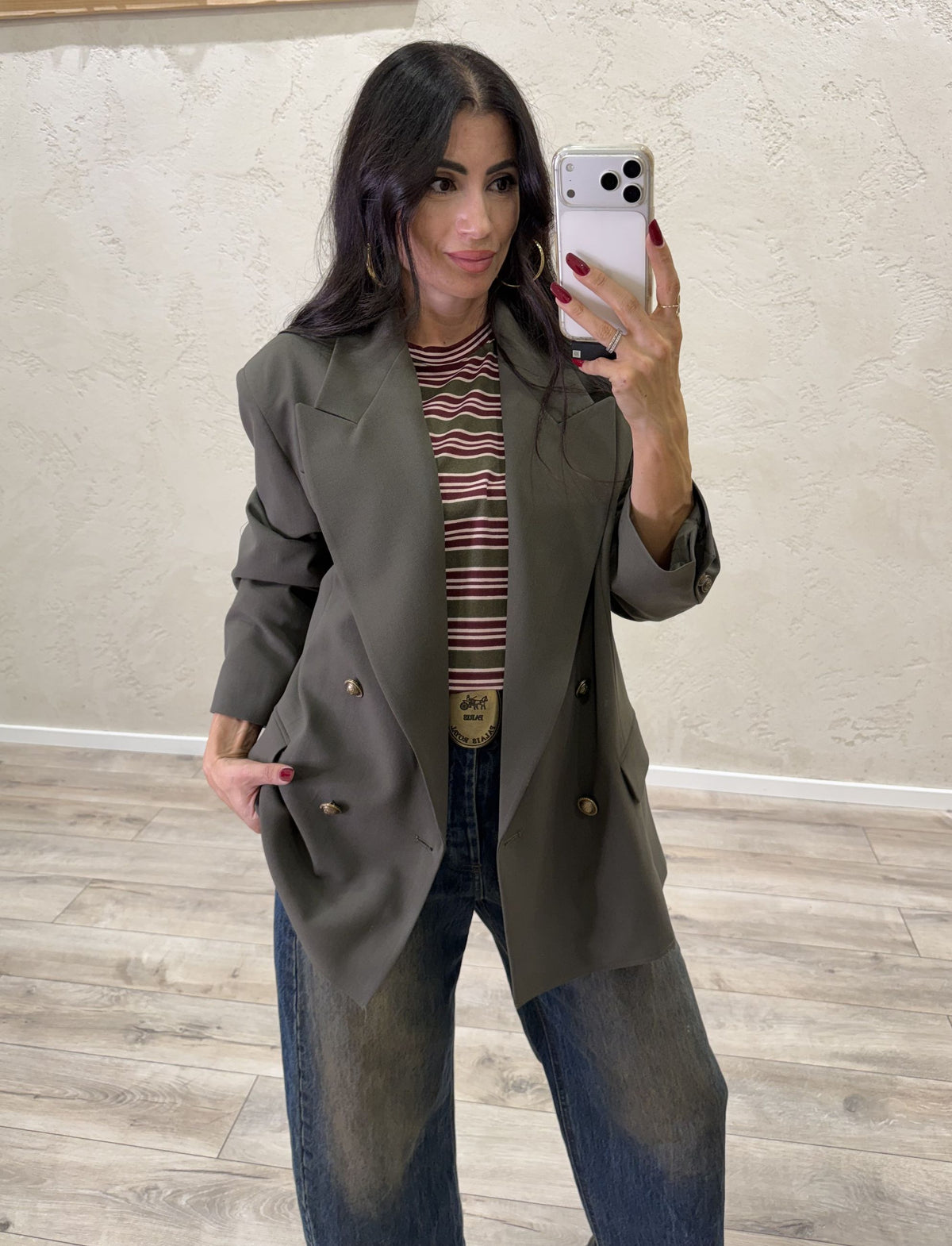 Blazer "Army" in doppiopetto over