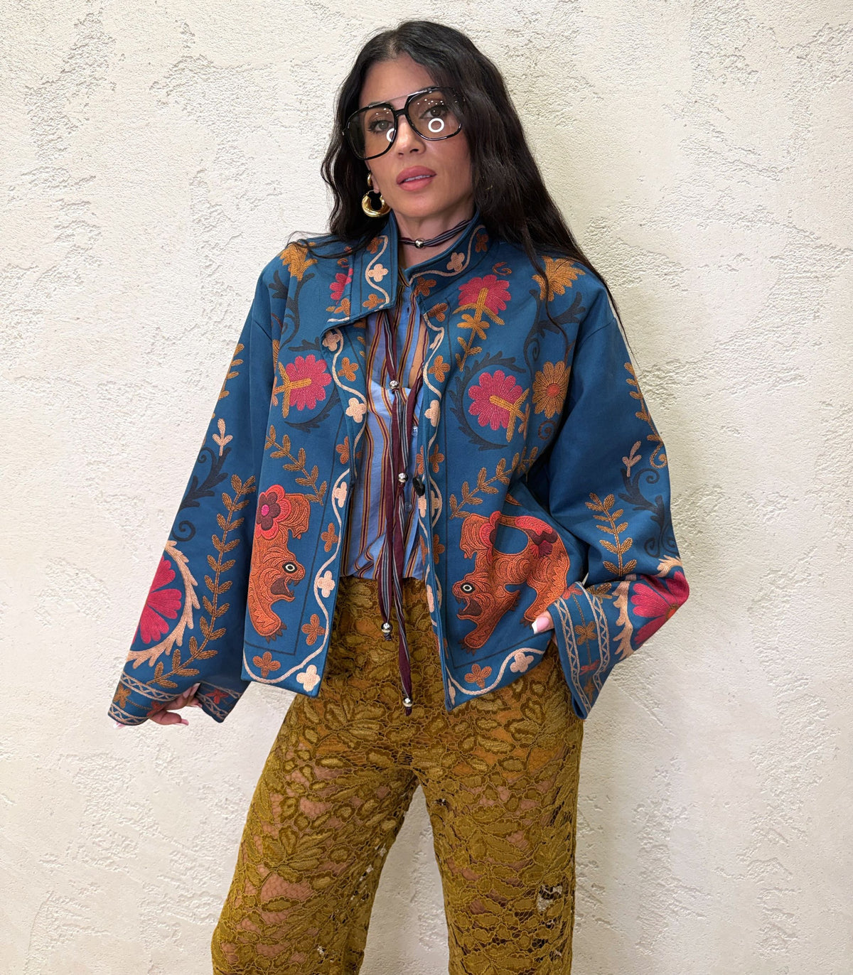 Pantalone "Nomad" in pizzo