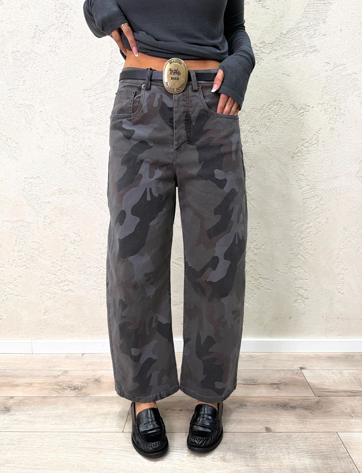 Pantalone "Moonstone" barrel fit camouflage