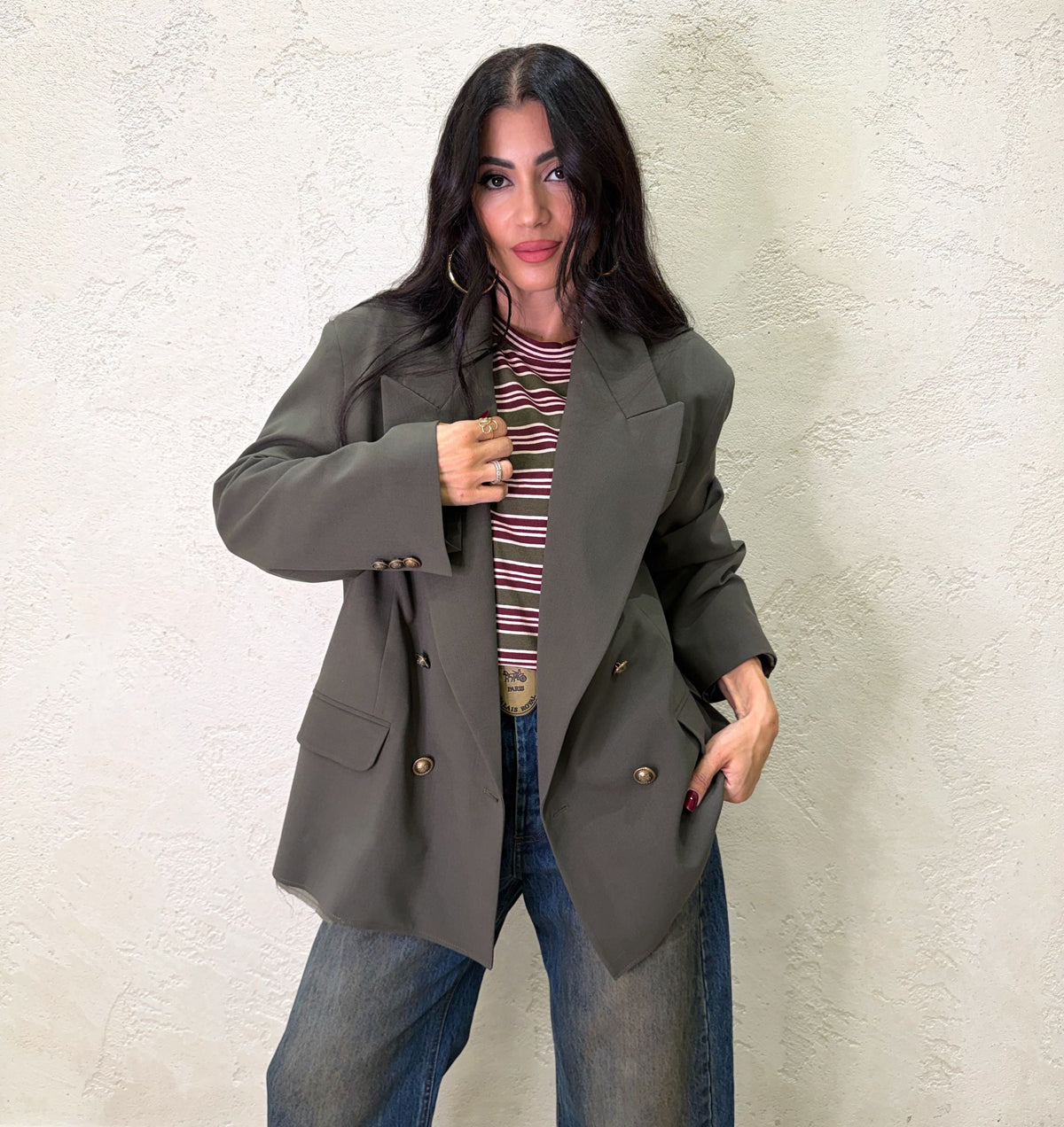 Blazer "Army" in doppiopetto over