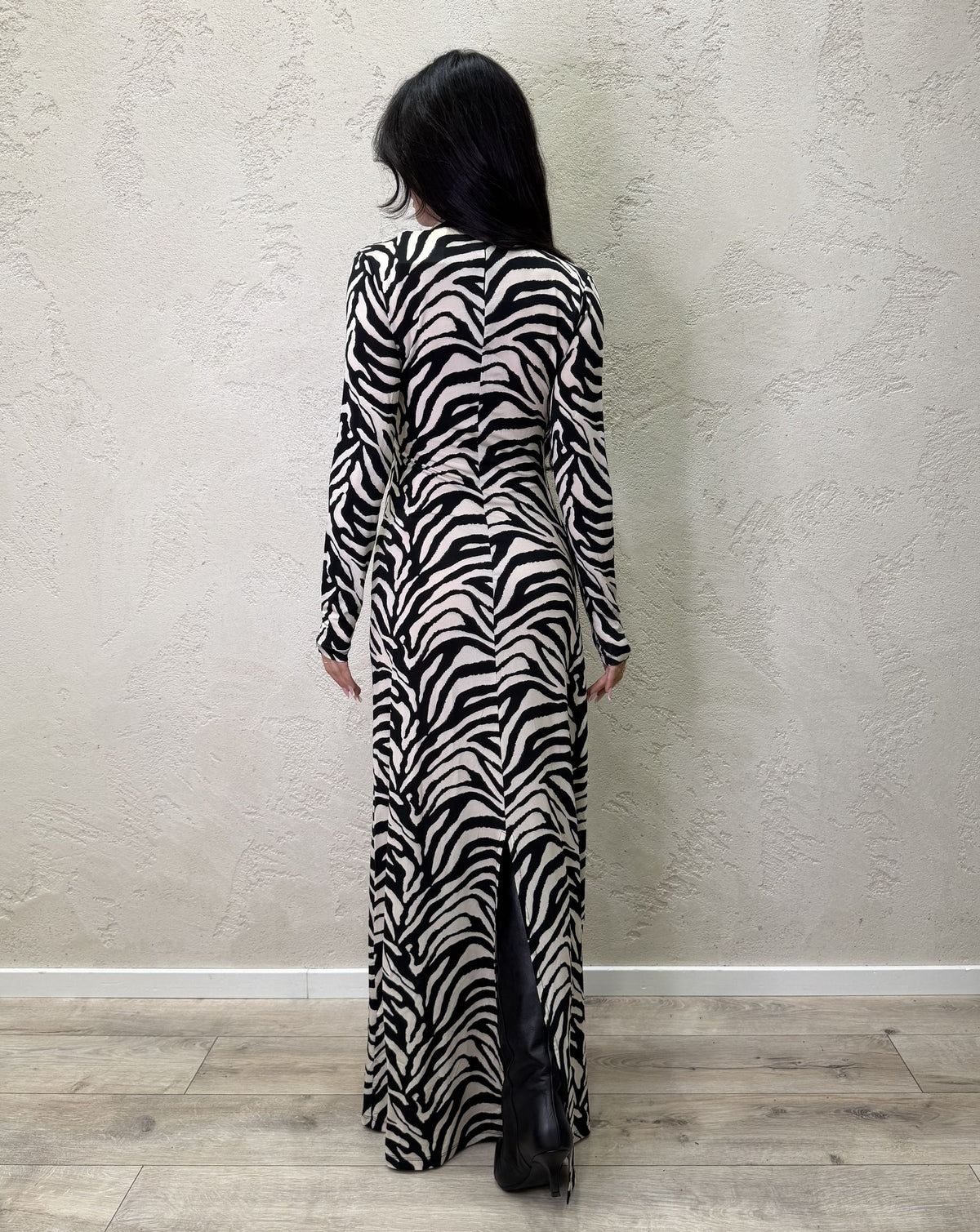 Abito lungo "Zebra"