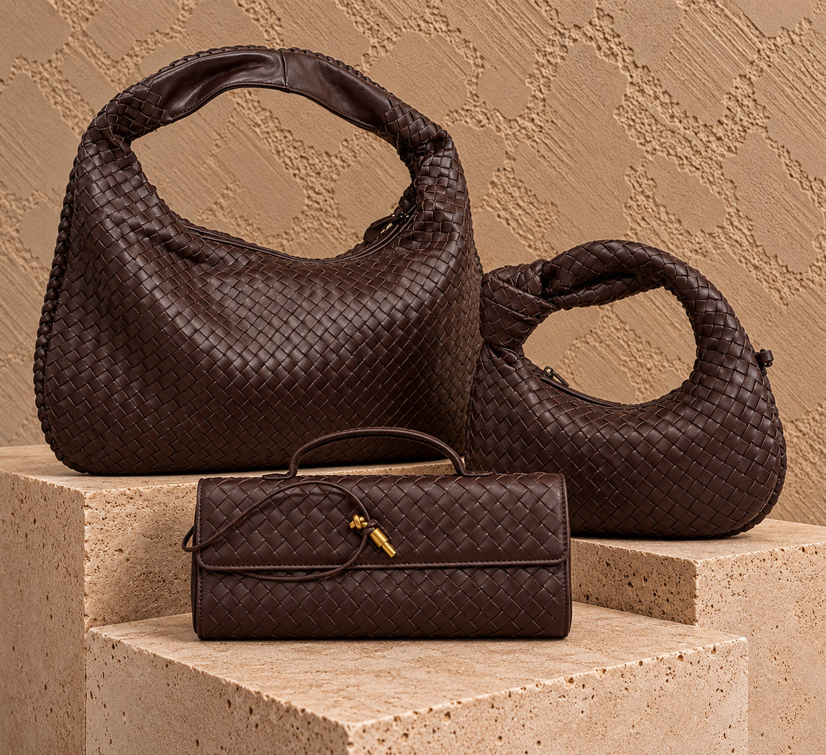 Borsa mini "Lia" intrecciata