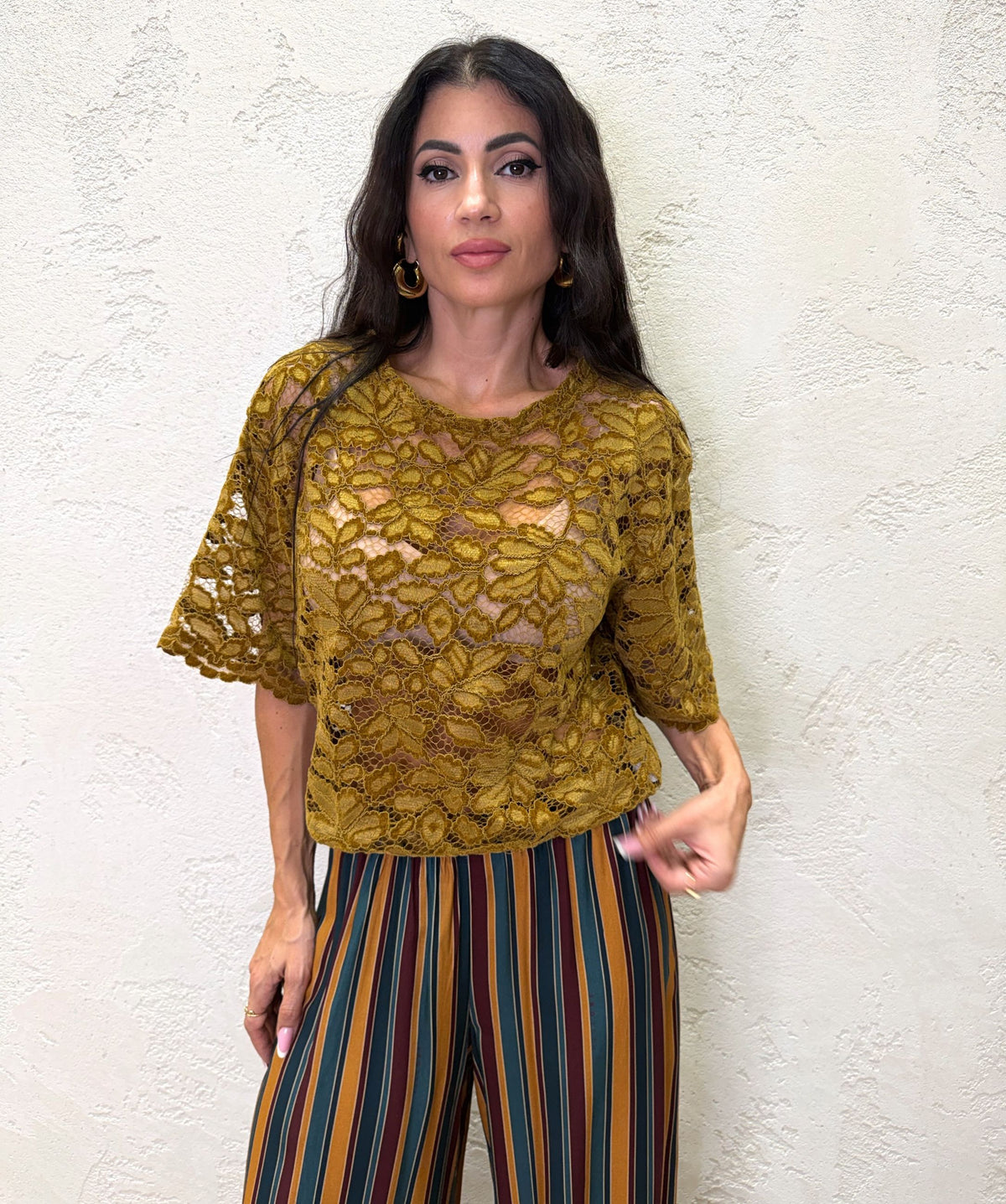 T-shirt "Nomad" in pizzo