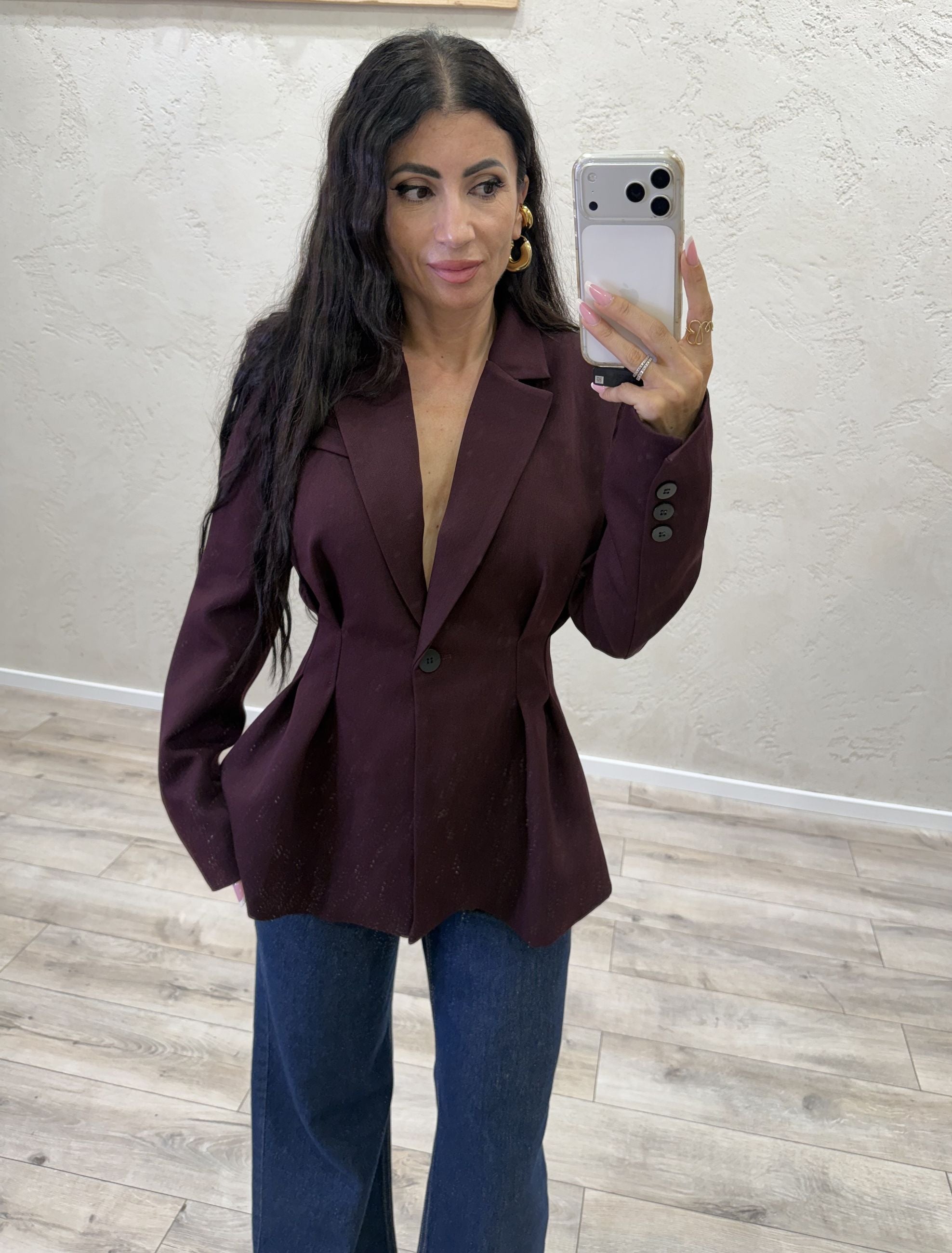 Blazer "Lady" silhouette sagomata