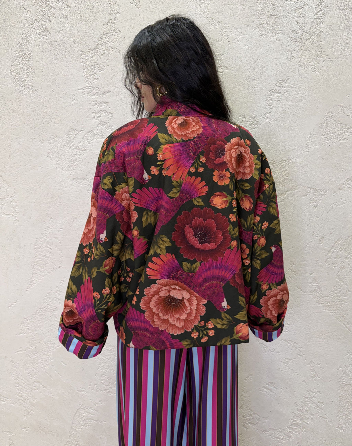 Bomber kimono "Nomad" colibrì