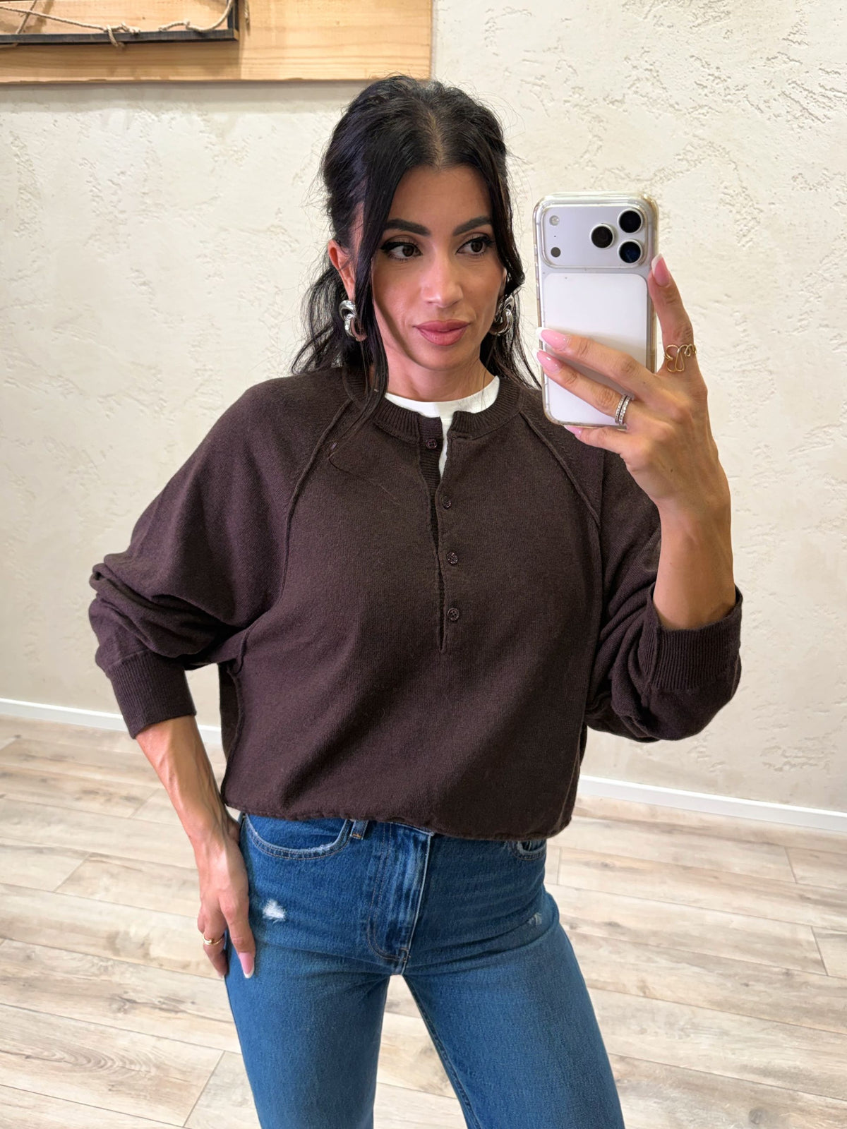 Maglia Noelle con bottoni