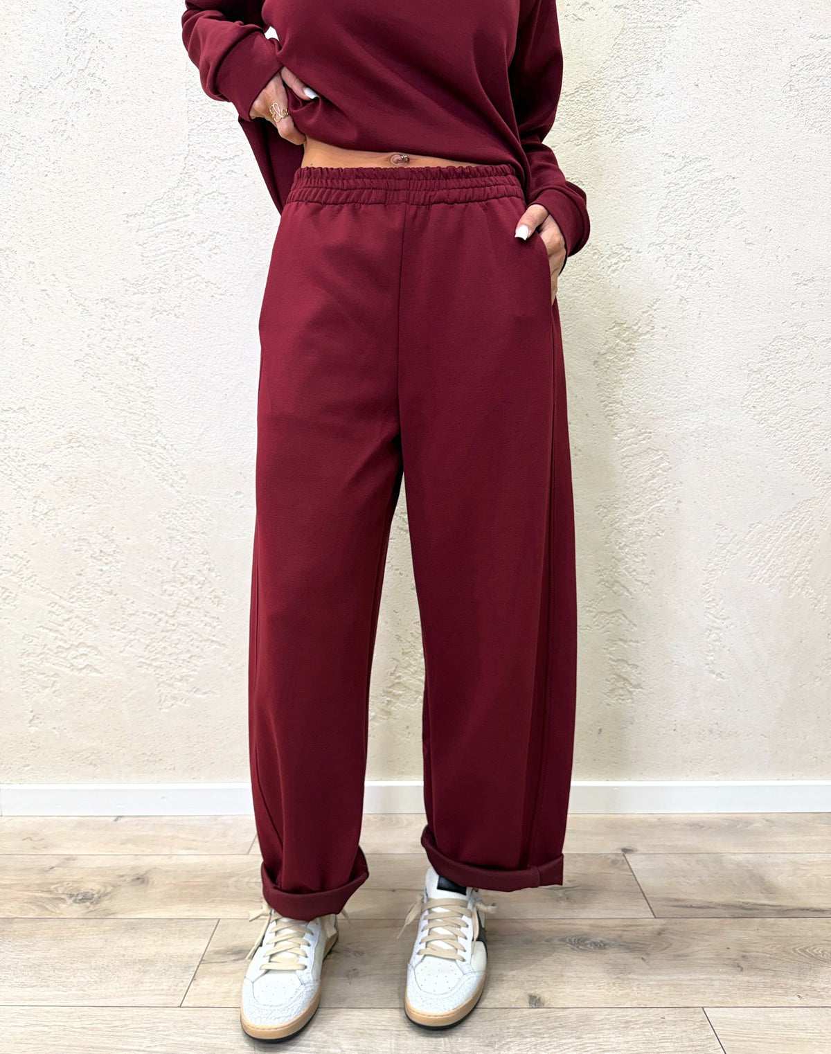 completo coordinato in felpa soft touch