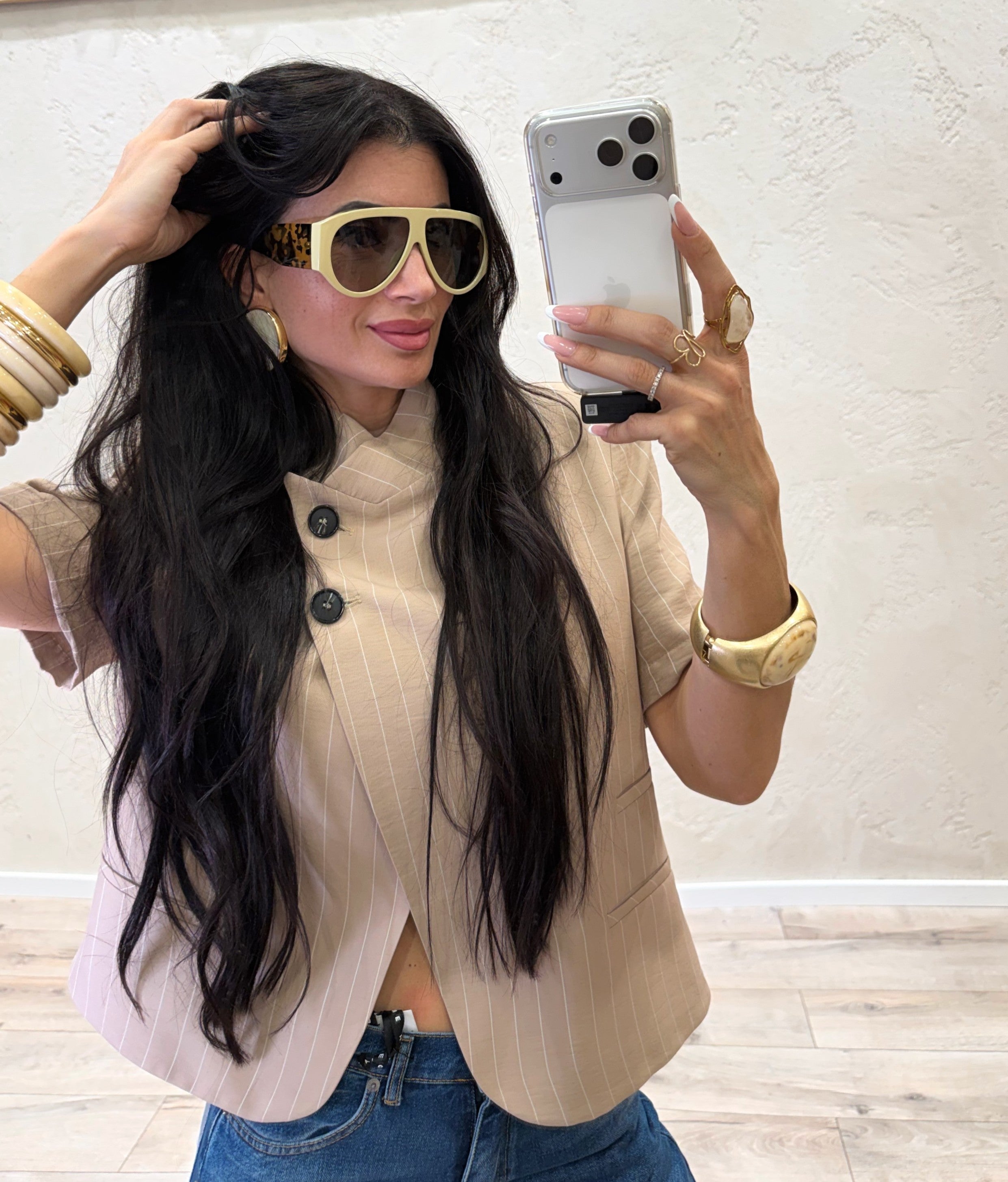 occhiale da sole modello "diva sand leopard" DIVASANDLEOPRAD SABBIA ELEVI