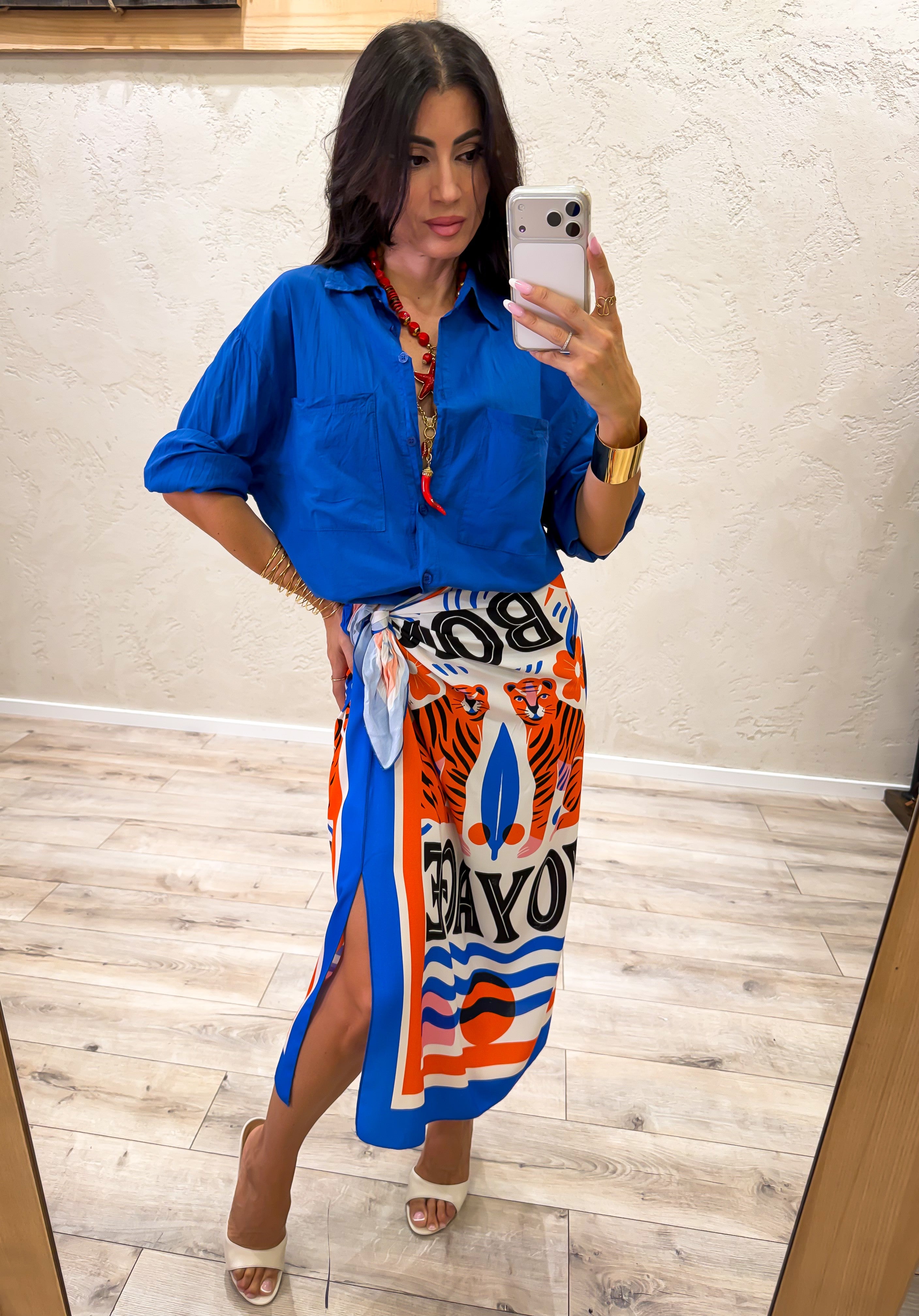 camicia morbida in cotone CFW-Q408 ROYAL HAVEONE