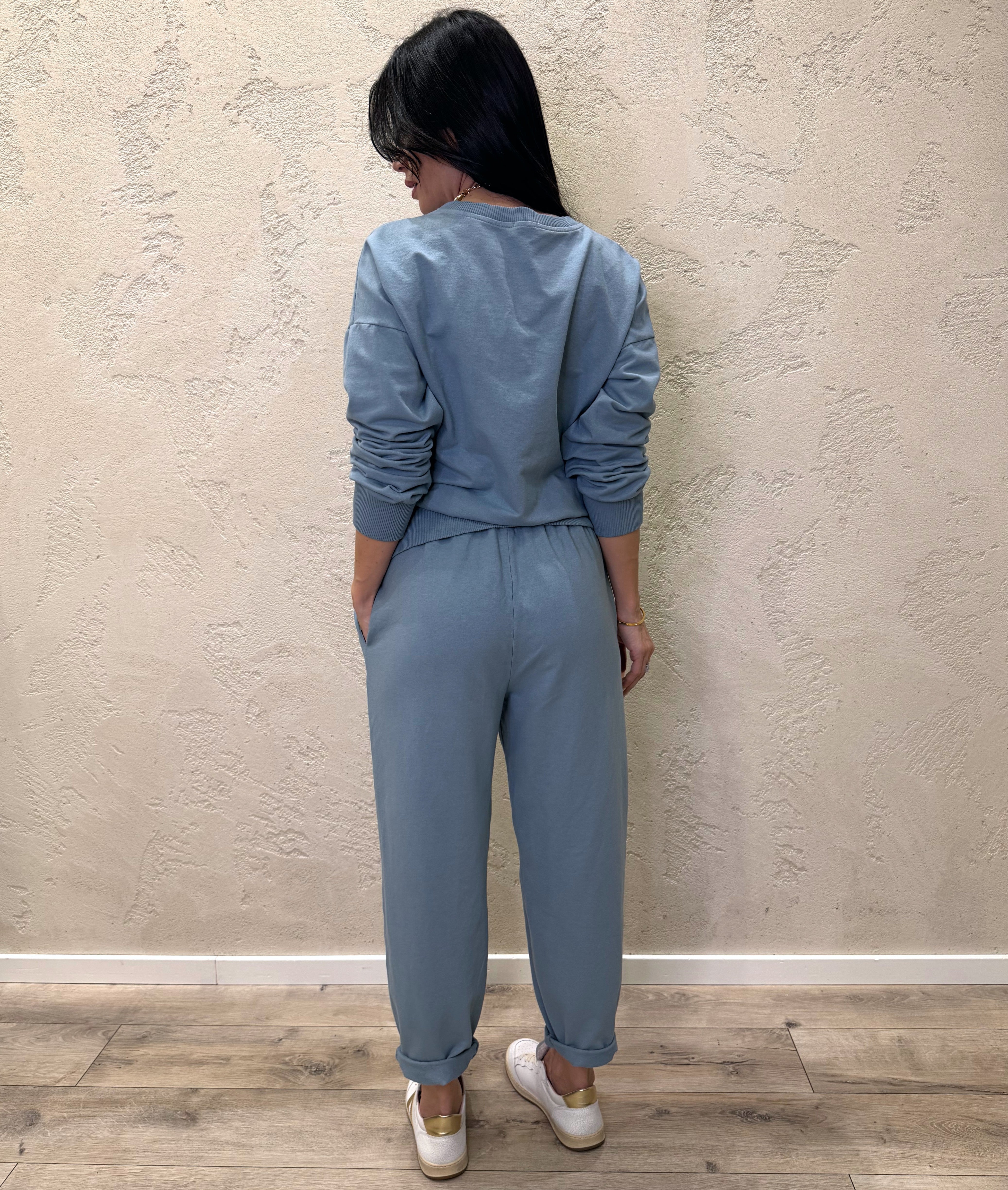 tuta di felpa garzata 26851 JEANS SUSY MIX