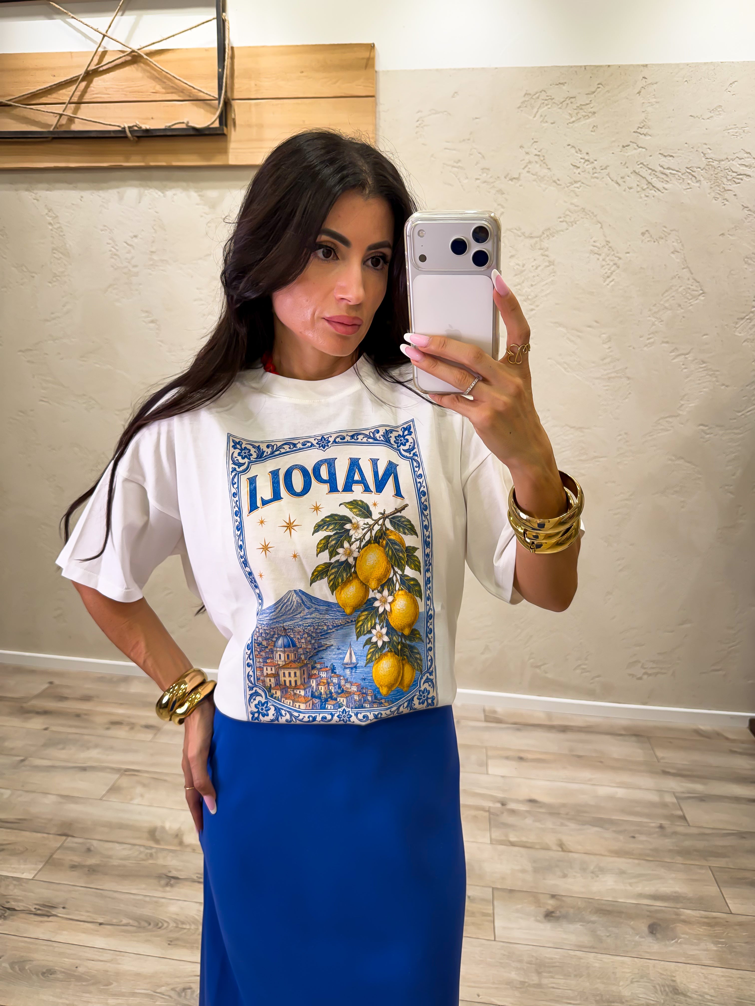 t-shirt over venezia RAB1045 BURRO VICOLO