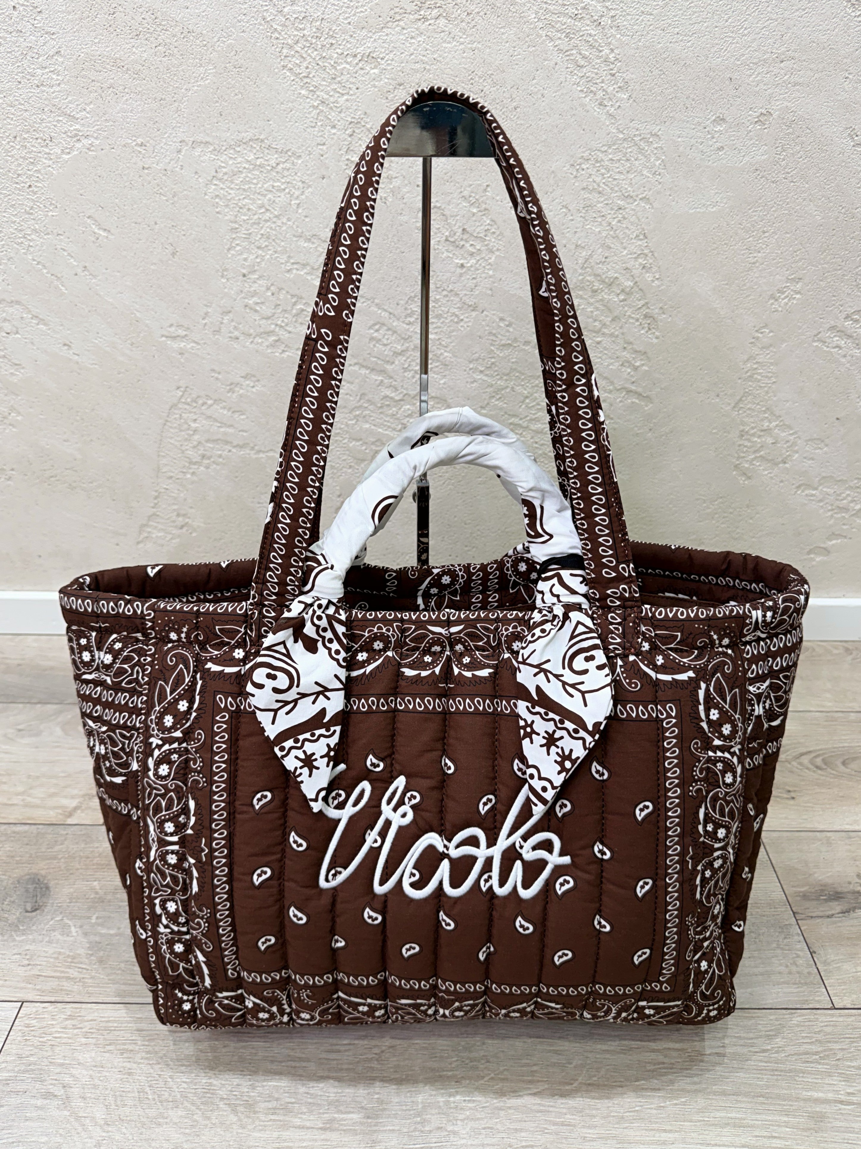 borsa trapuntata bandana XAB0009 MORO VICOLO