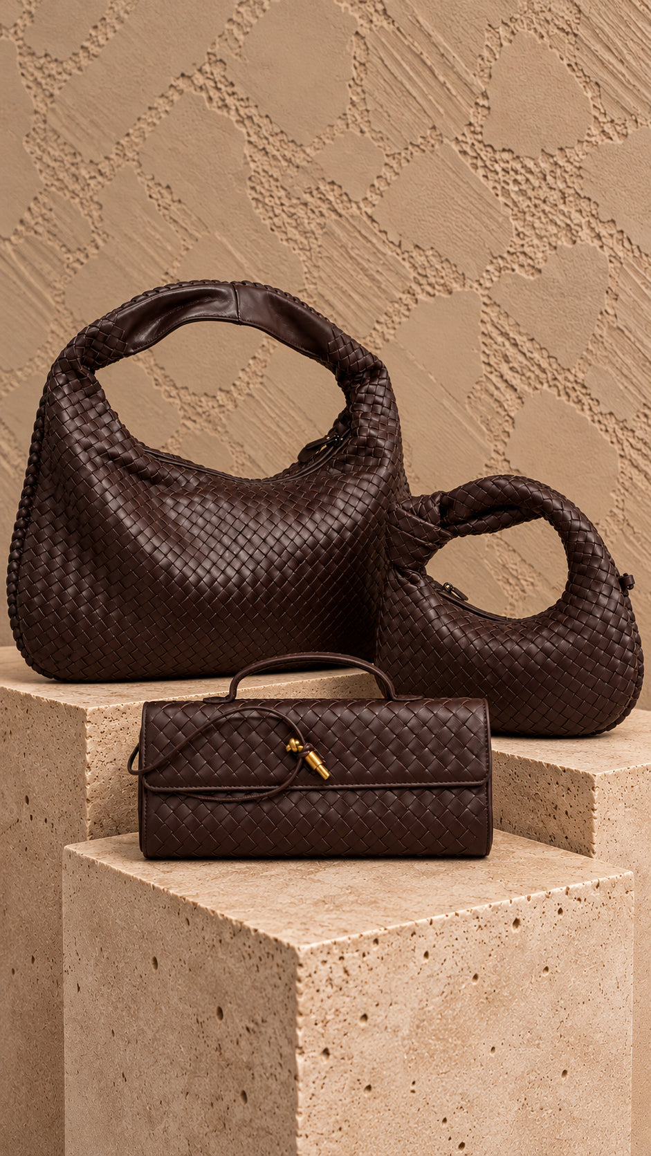 Pochette "Nora" intrecciata