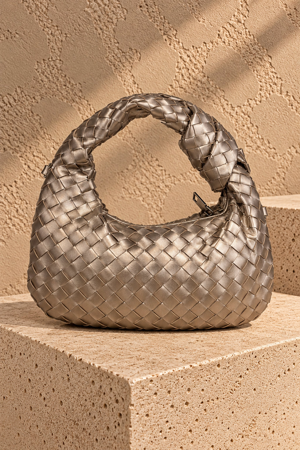Borsa mini "Lia" intrecciata