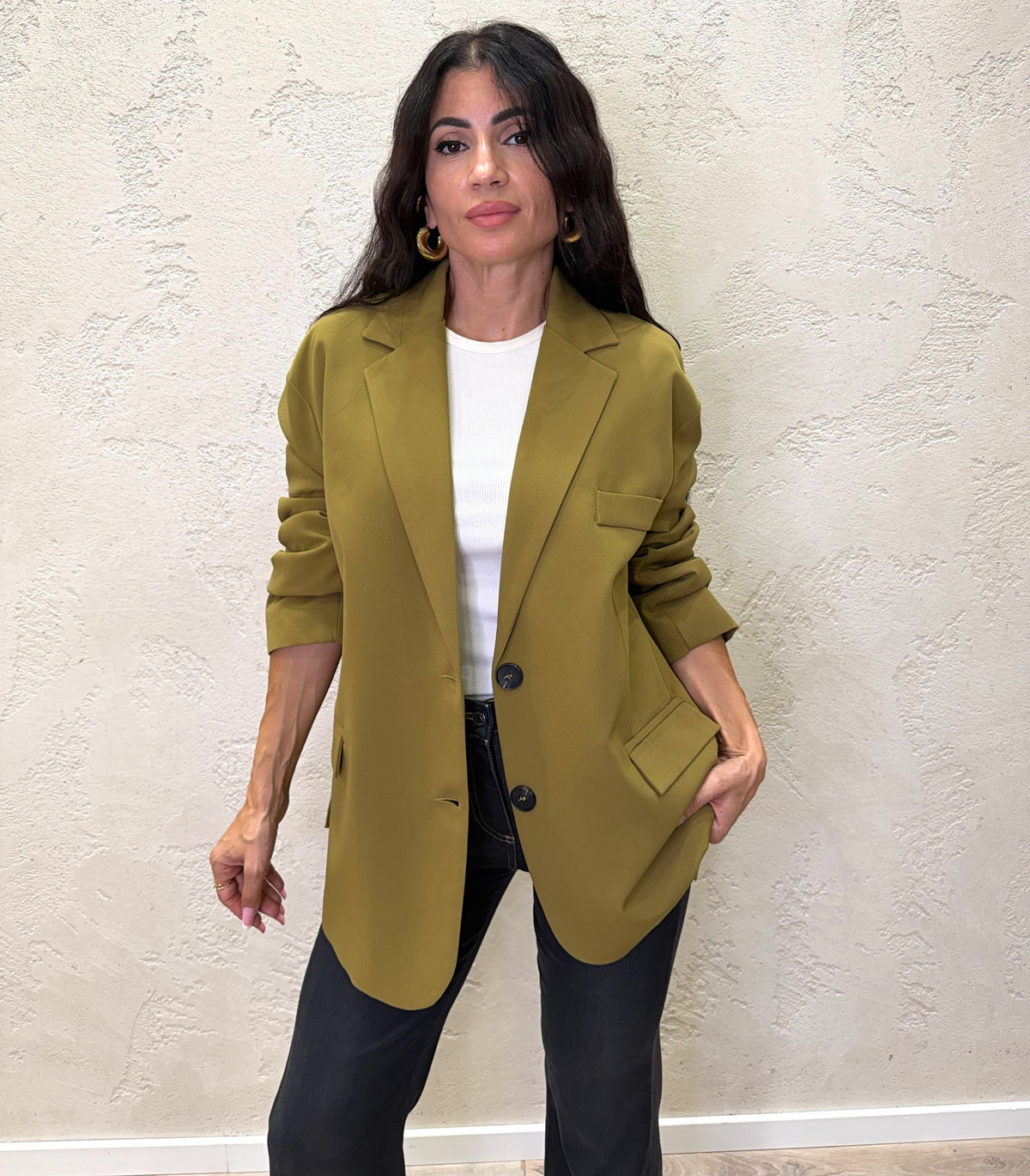 Blazer Icon oversize taglio maschile