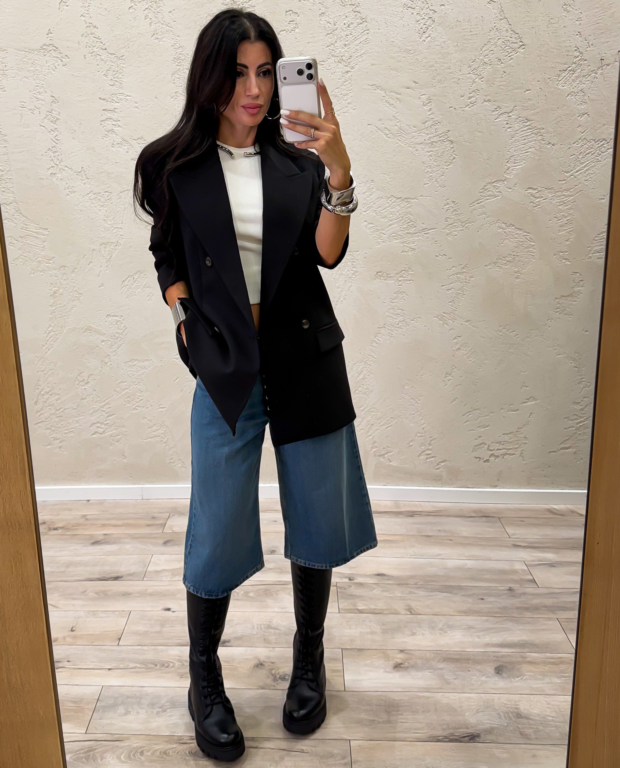 Giacca oversize doppiopetto