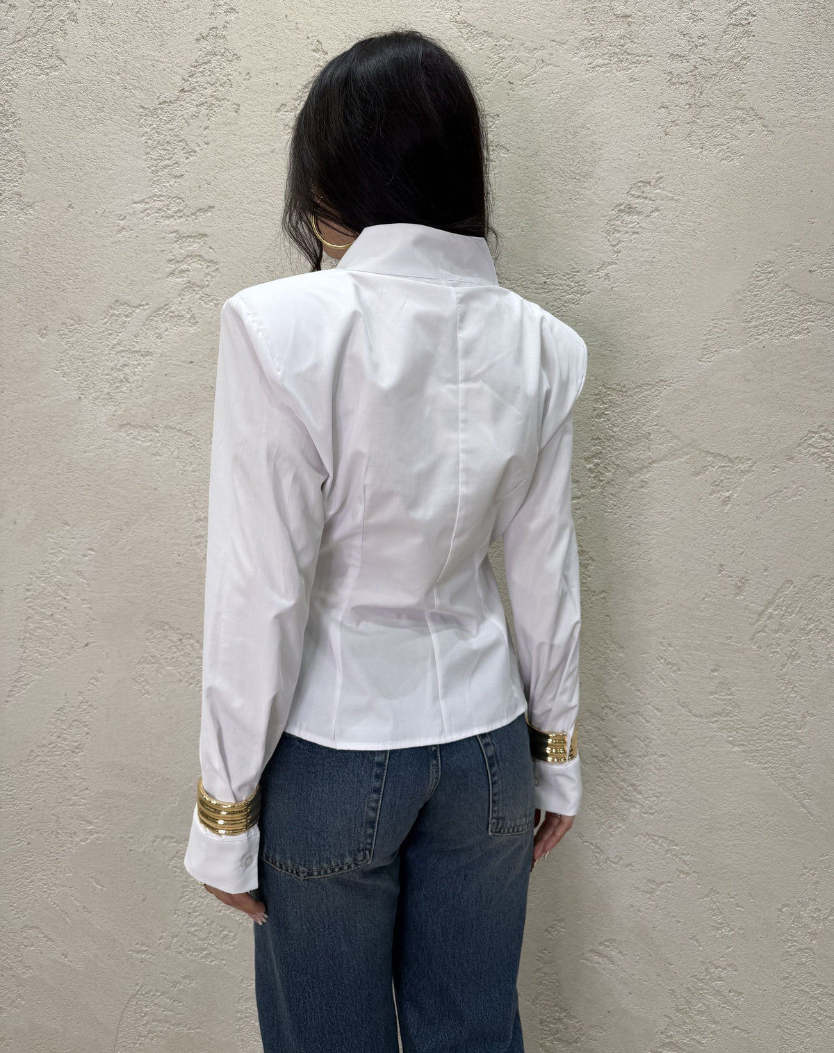 Camicia "Seoul" con collo alla coreana