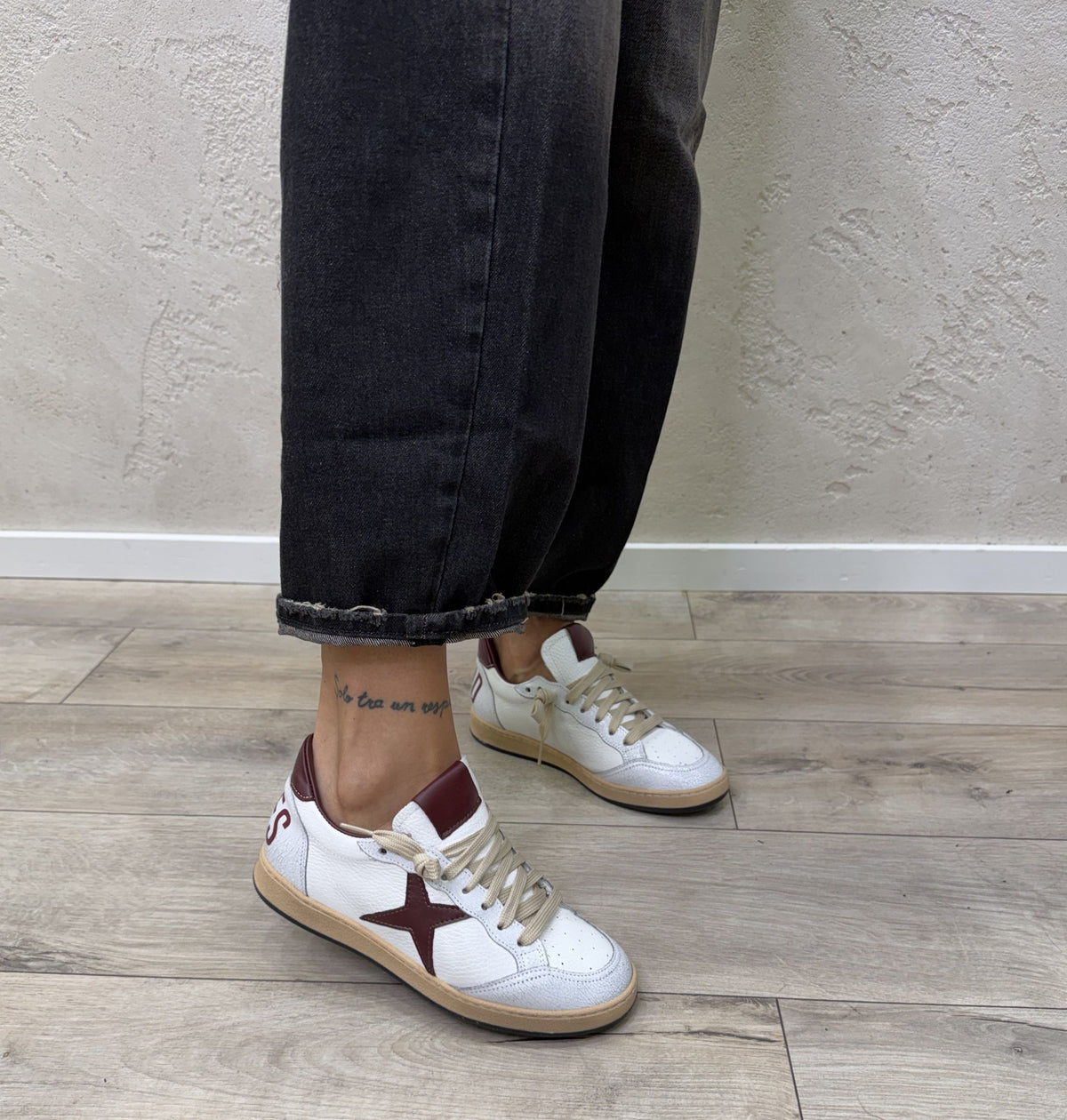Sneakers in pelle