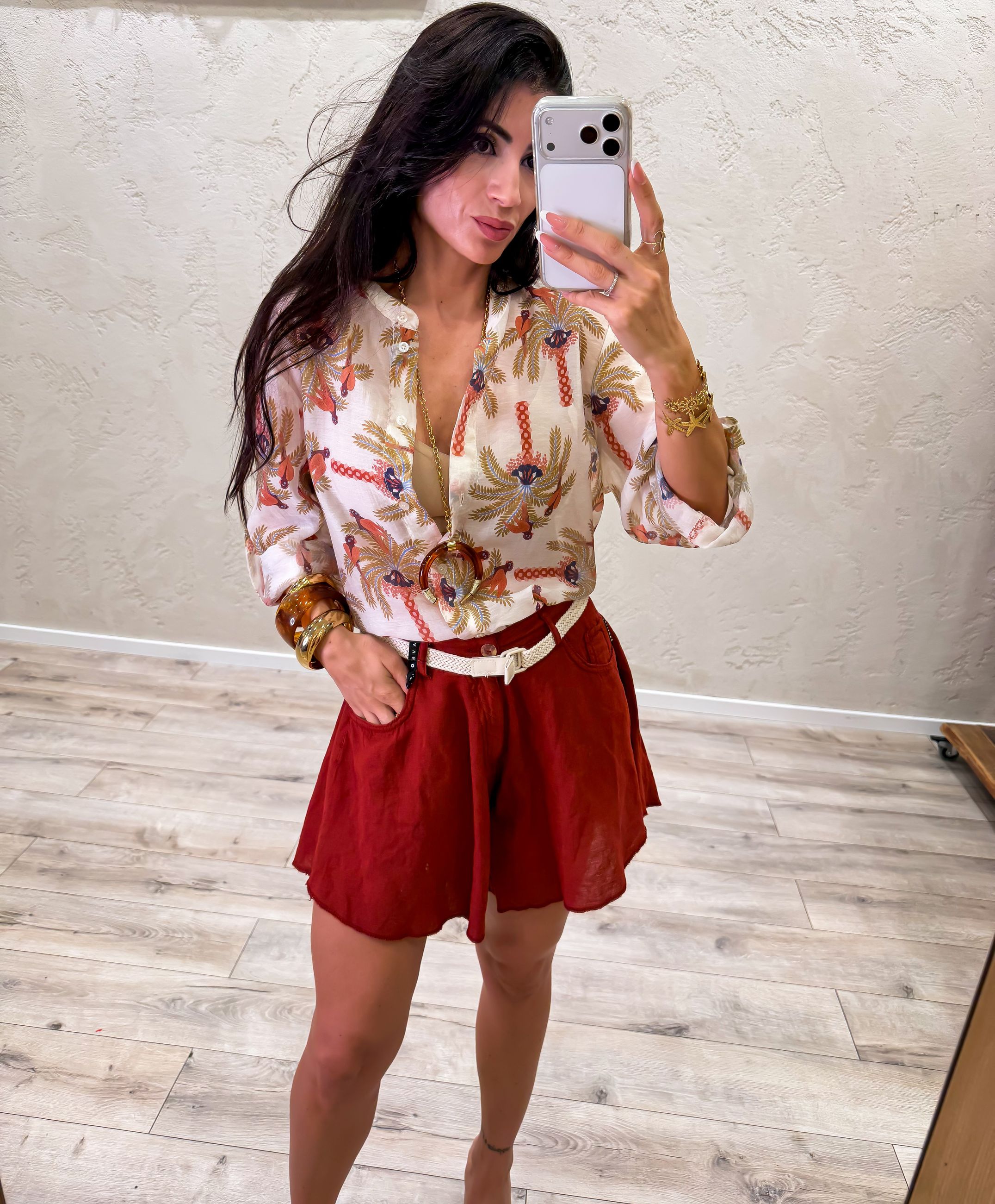 camicia "pavoni" in lyocell