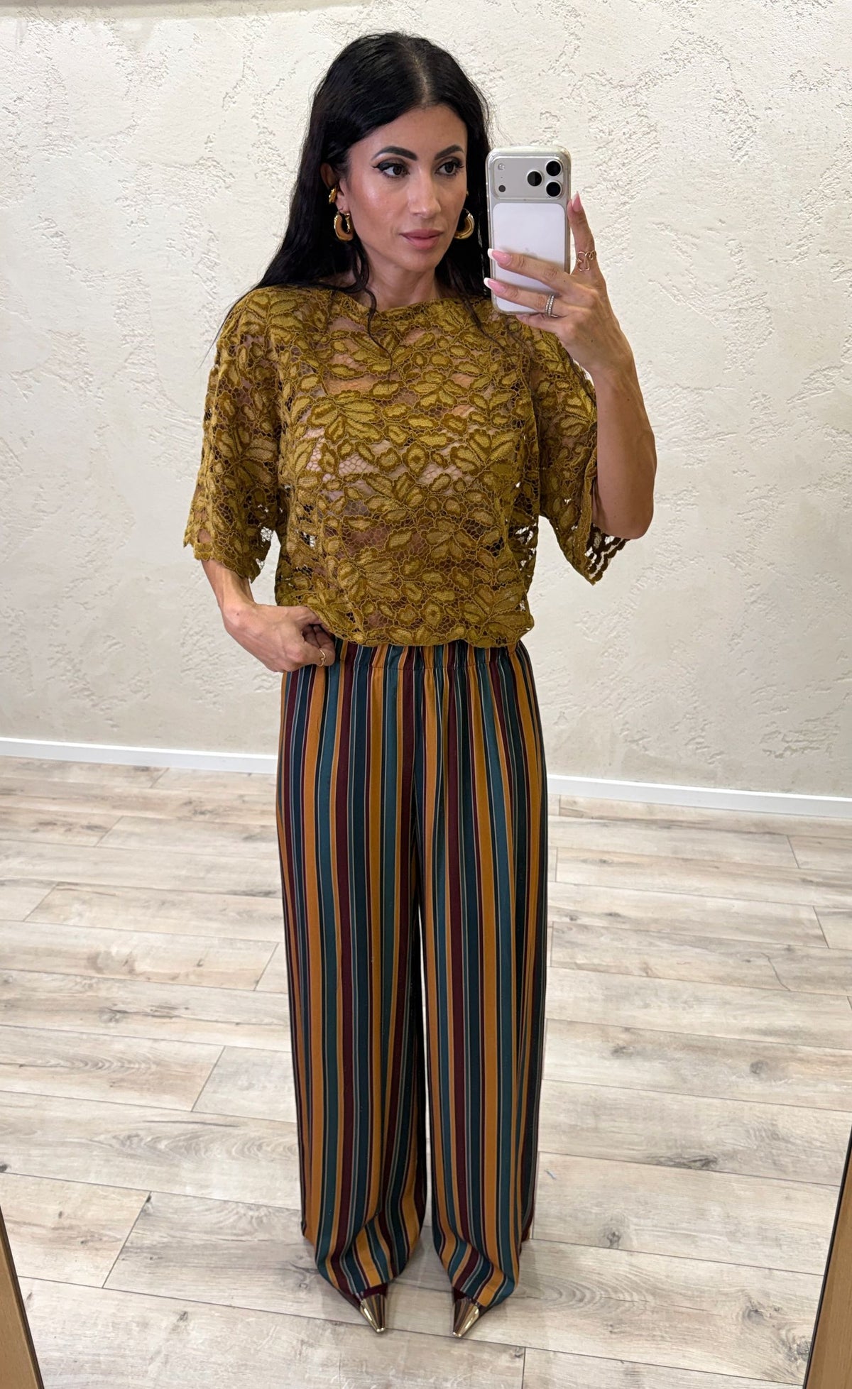 T-shirt "Nomad" in pizzo