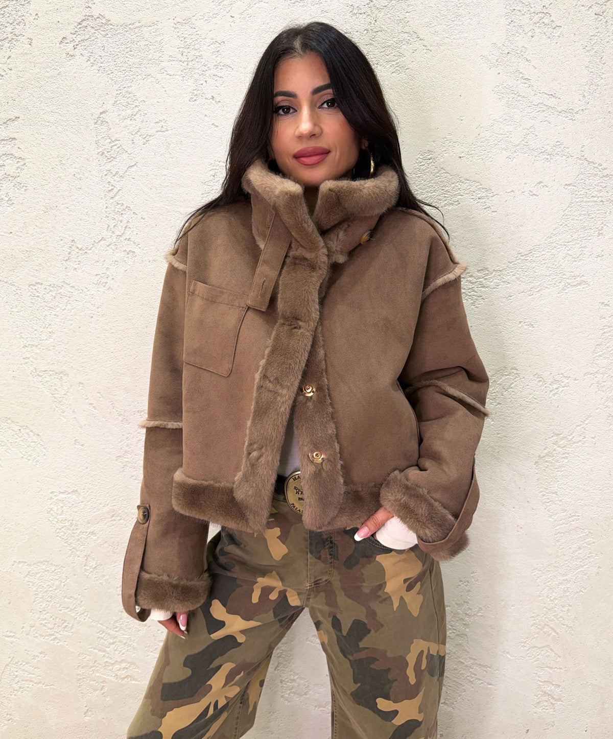 Montone "Aviator" double face