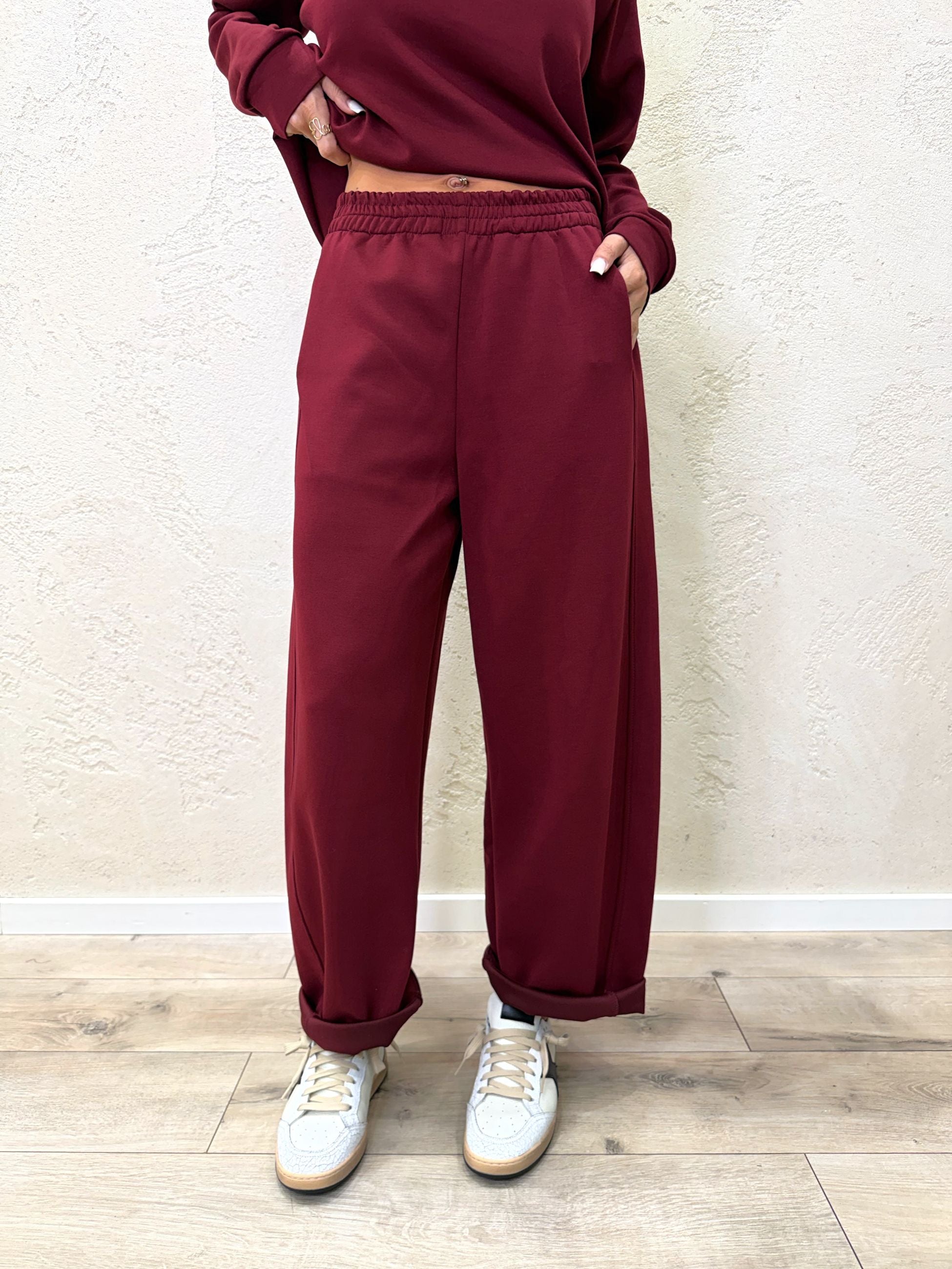 completo coordinato in felpa soft touch