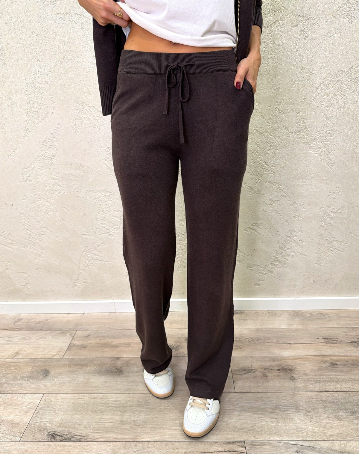 Tuta in maglia "Comfy" zip lunga