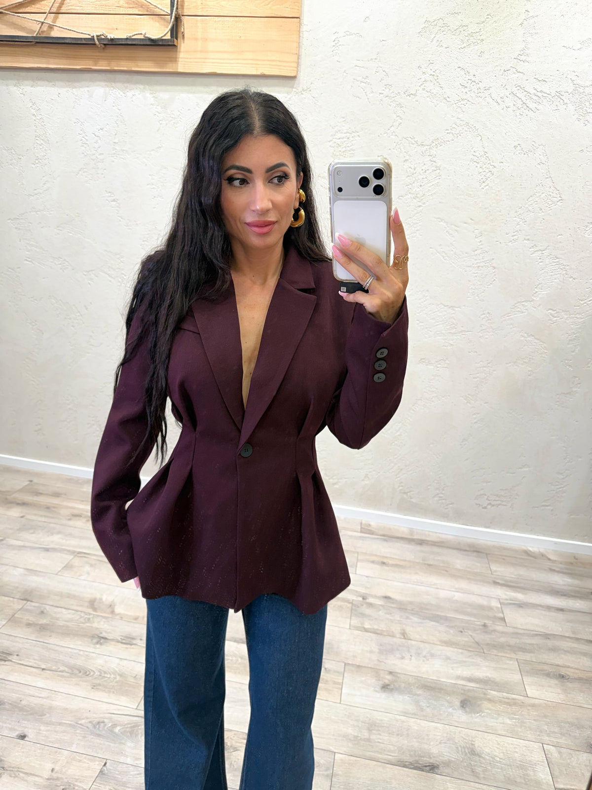 Blazer "Lady" silhouette sagomata
