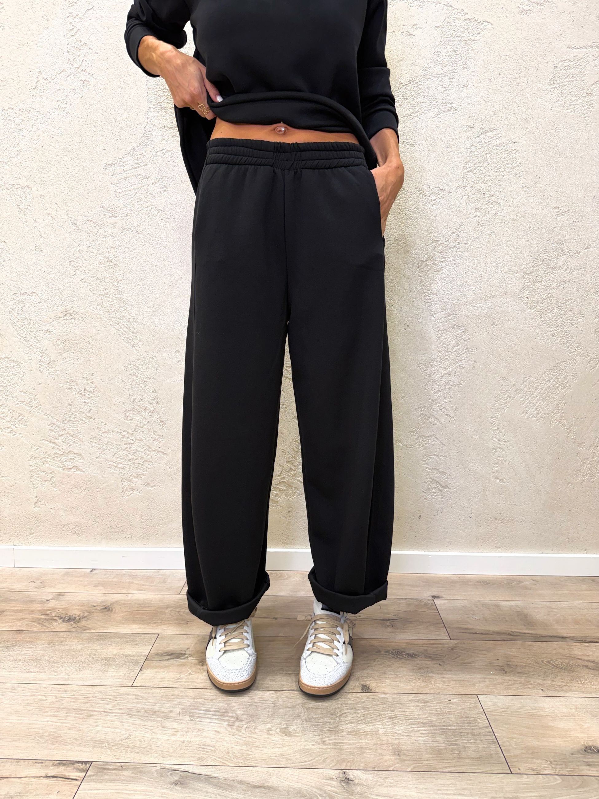 completo coordinato in felpa soft touch