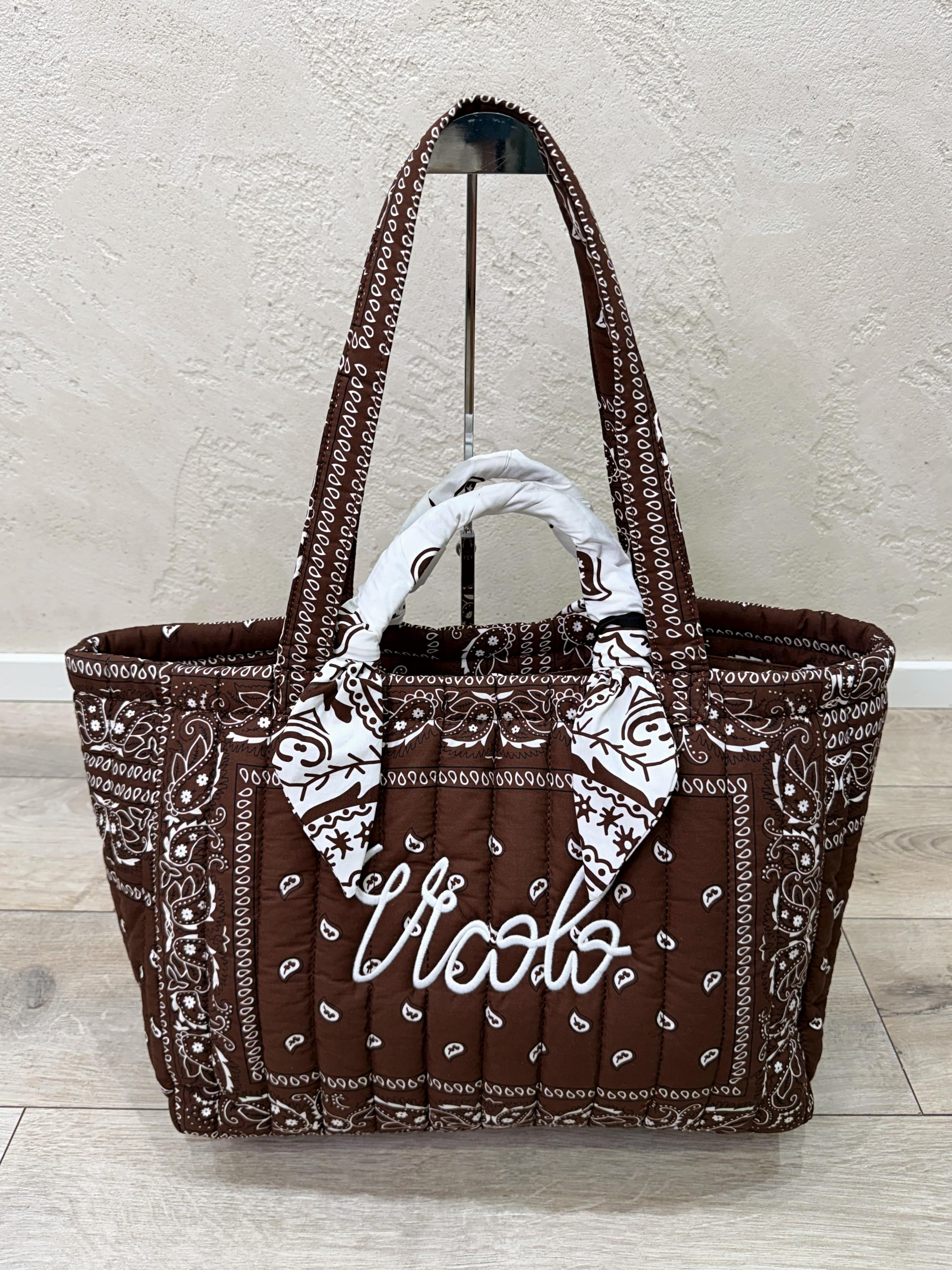 borsa trapuntata bandana XAB0009 MORO VICOLO