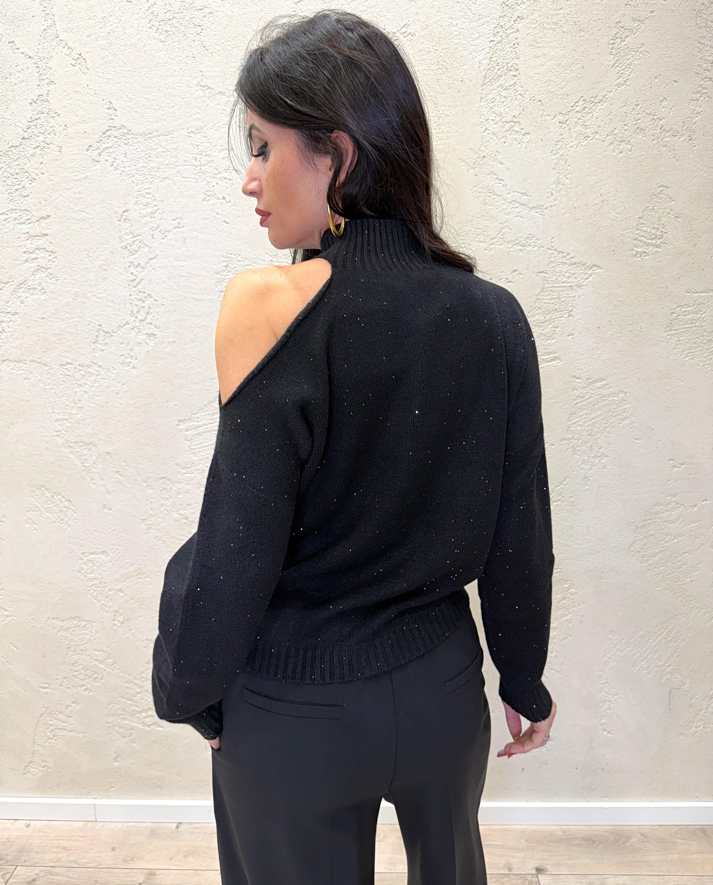 pull cut out micro pailettes 78247 NERO SUSY MIX