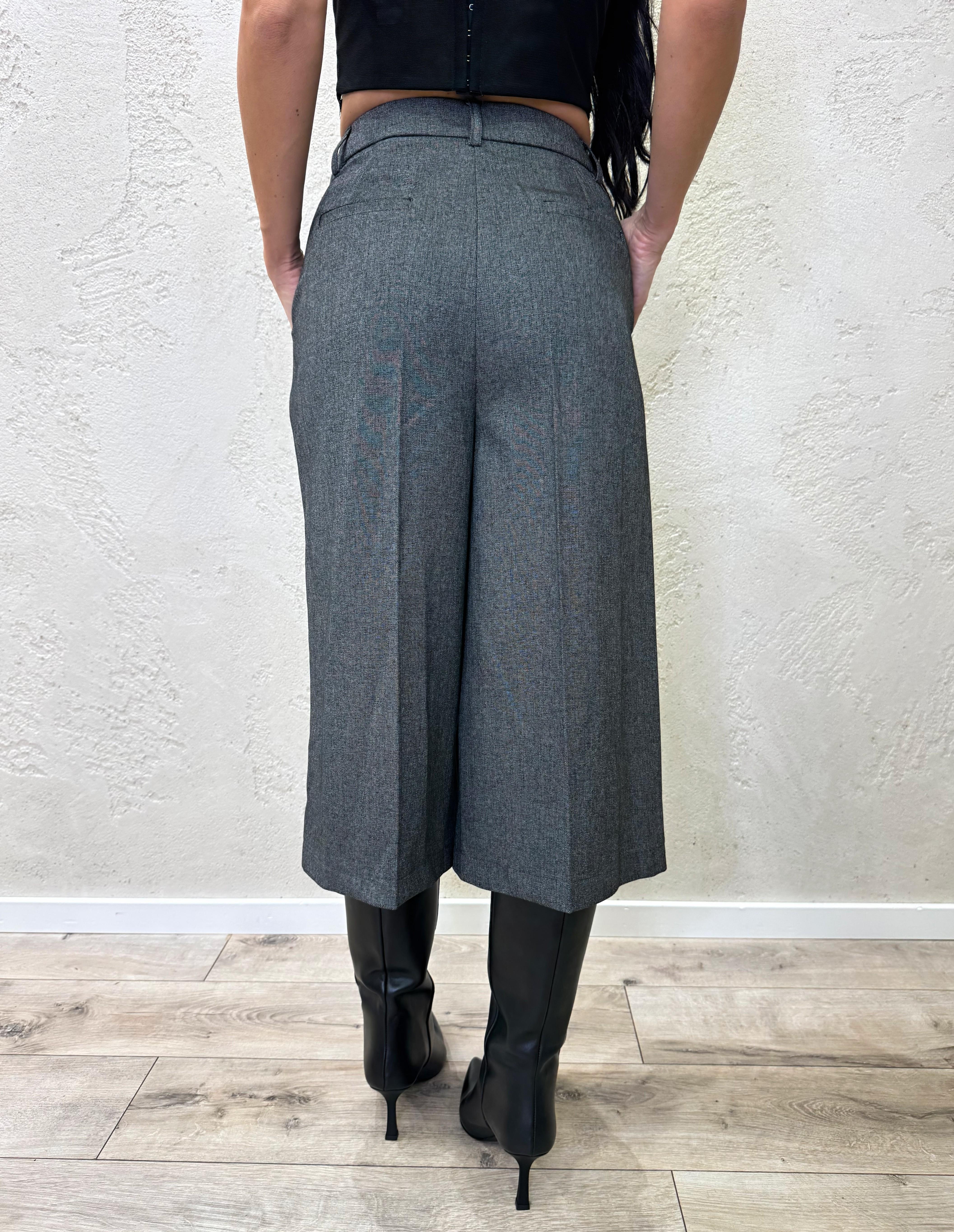 maxi bermuda gamba larga 26P831 GRIGIO MELANGE MOTEL