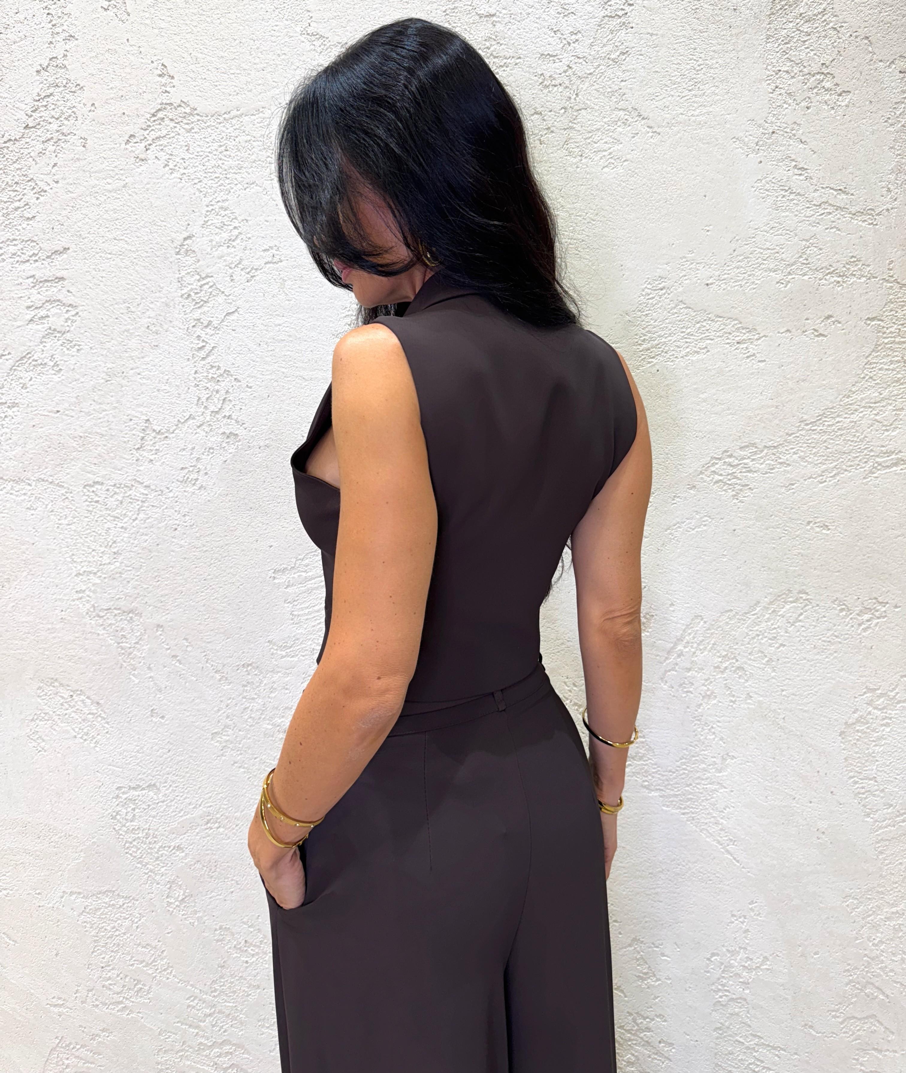 gilet a due bottoni LC97KHX MORO IMPERIAL