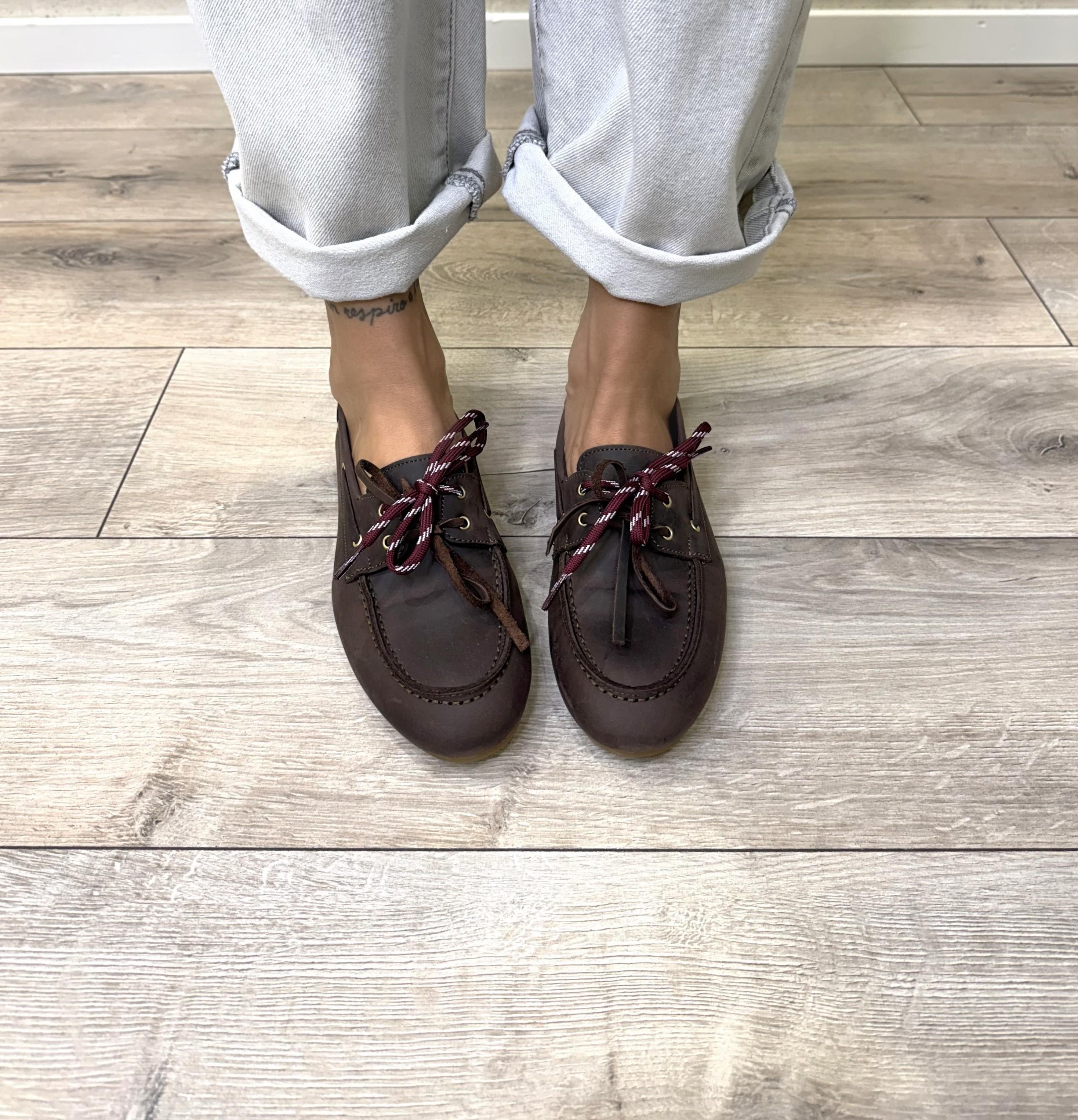 mocassino in pelle SM90 MORO OVYE'