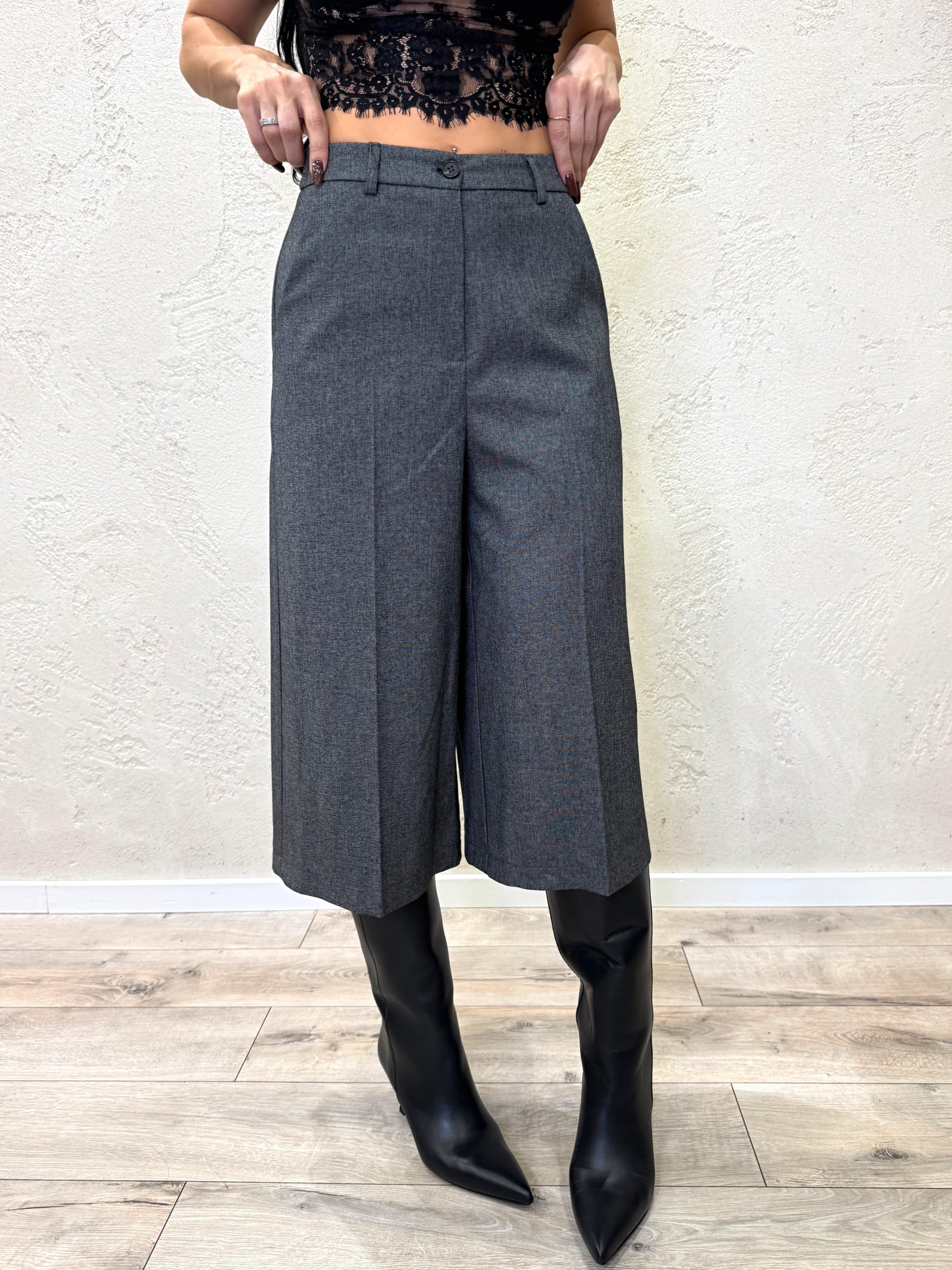 maxi bermuda gamba larga 26P831 GRIGIO MELANGE MOTEL