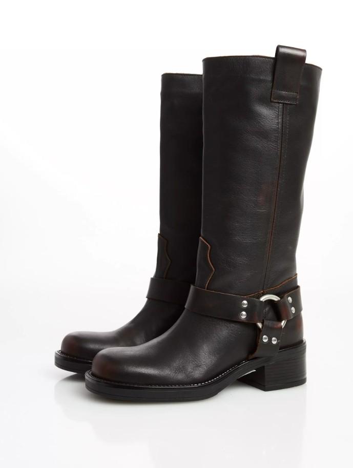 biker in pelle AT2350 MORO OVYE'