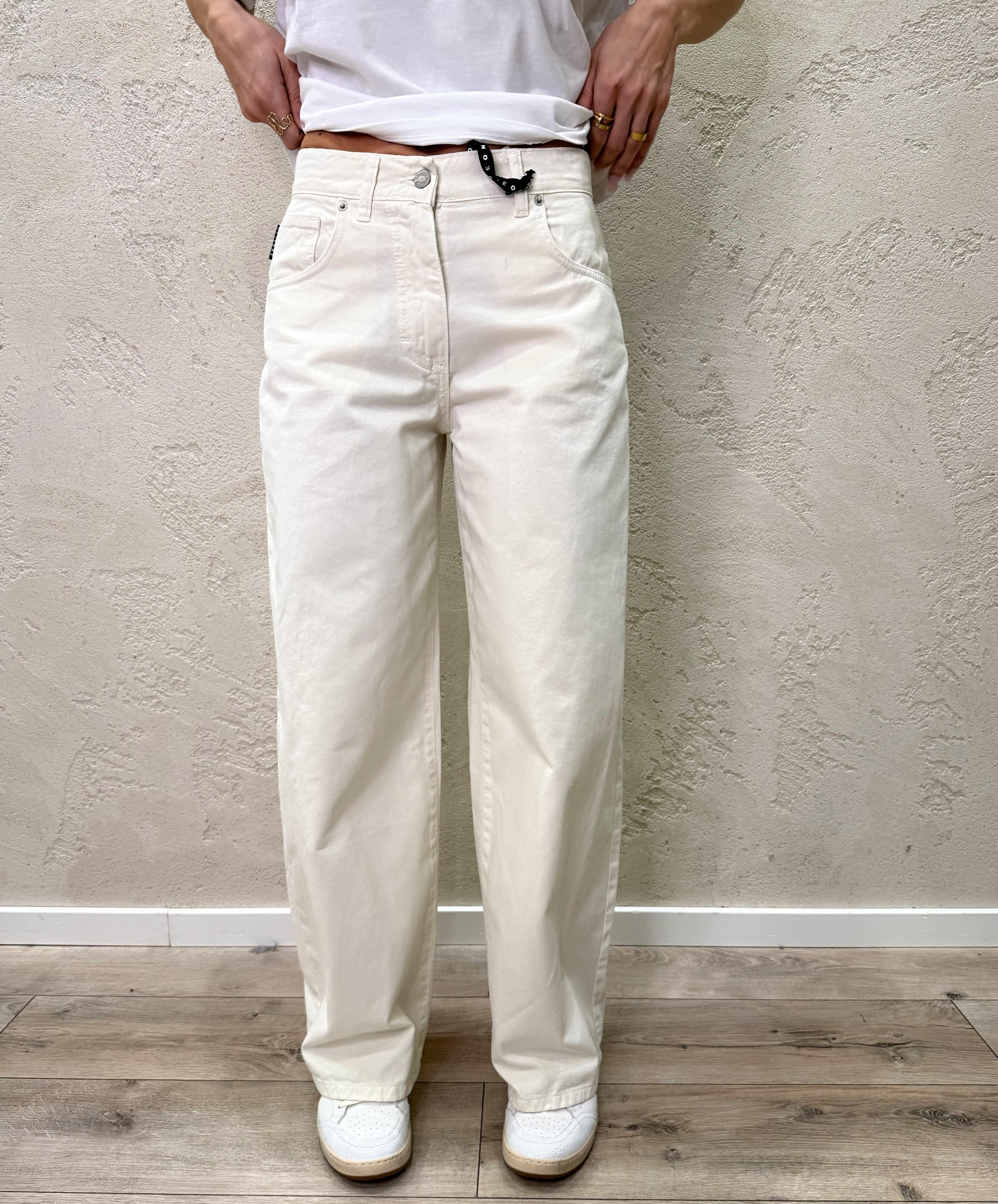 jeans modello bella wide leg in tela ferma PLS-Q052 BURRO HAVEONE