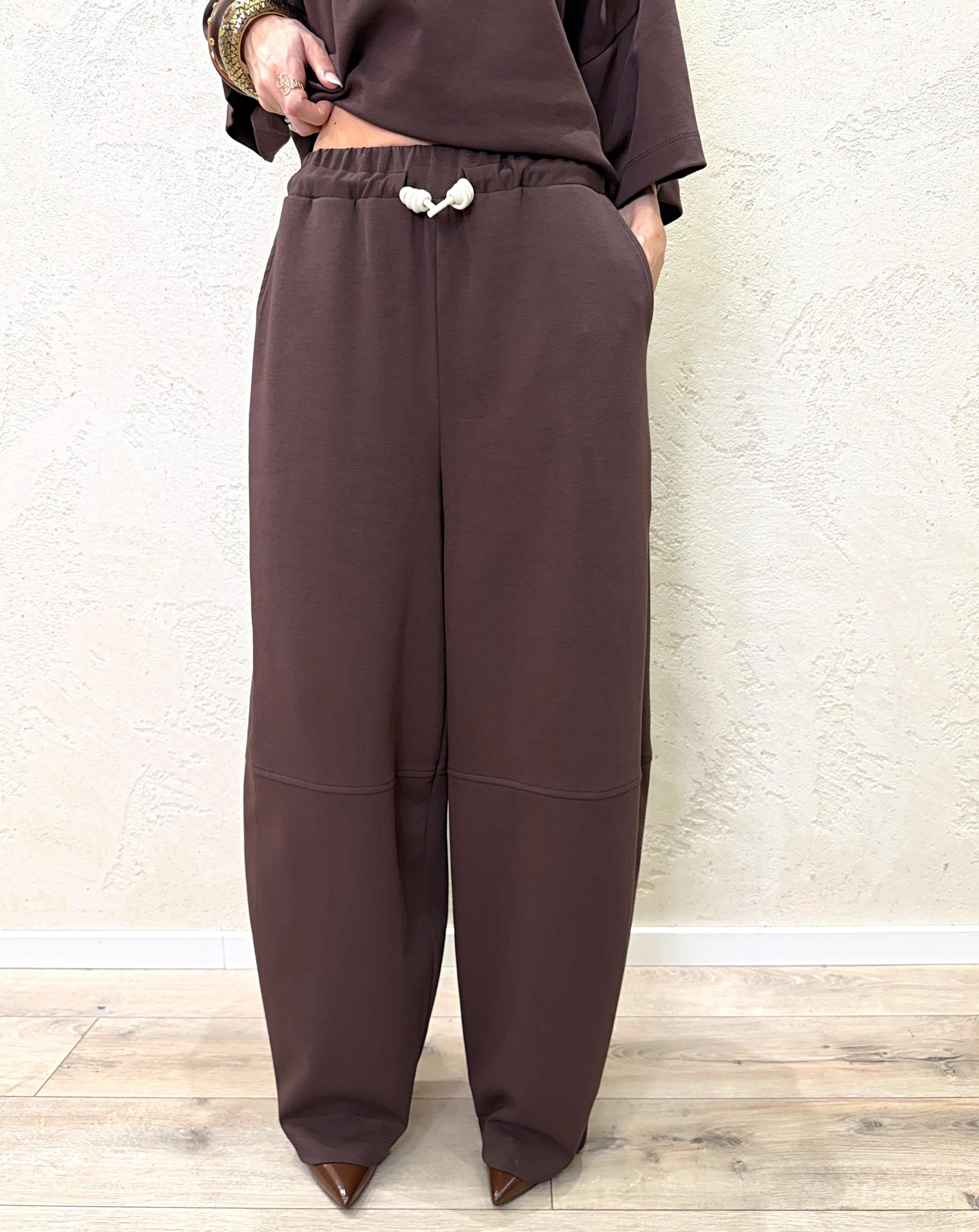 pantaloni in scuba leggera TAB1342 MORO VICOLO