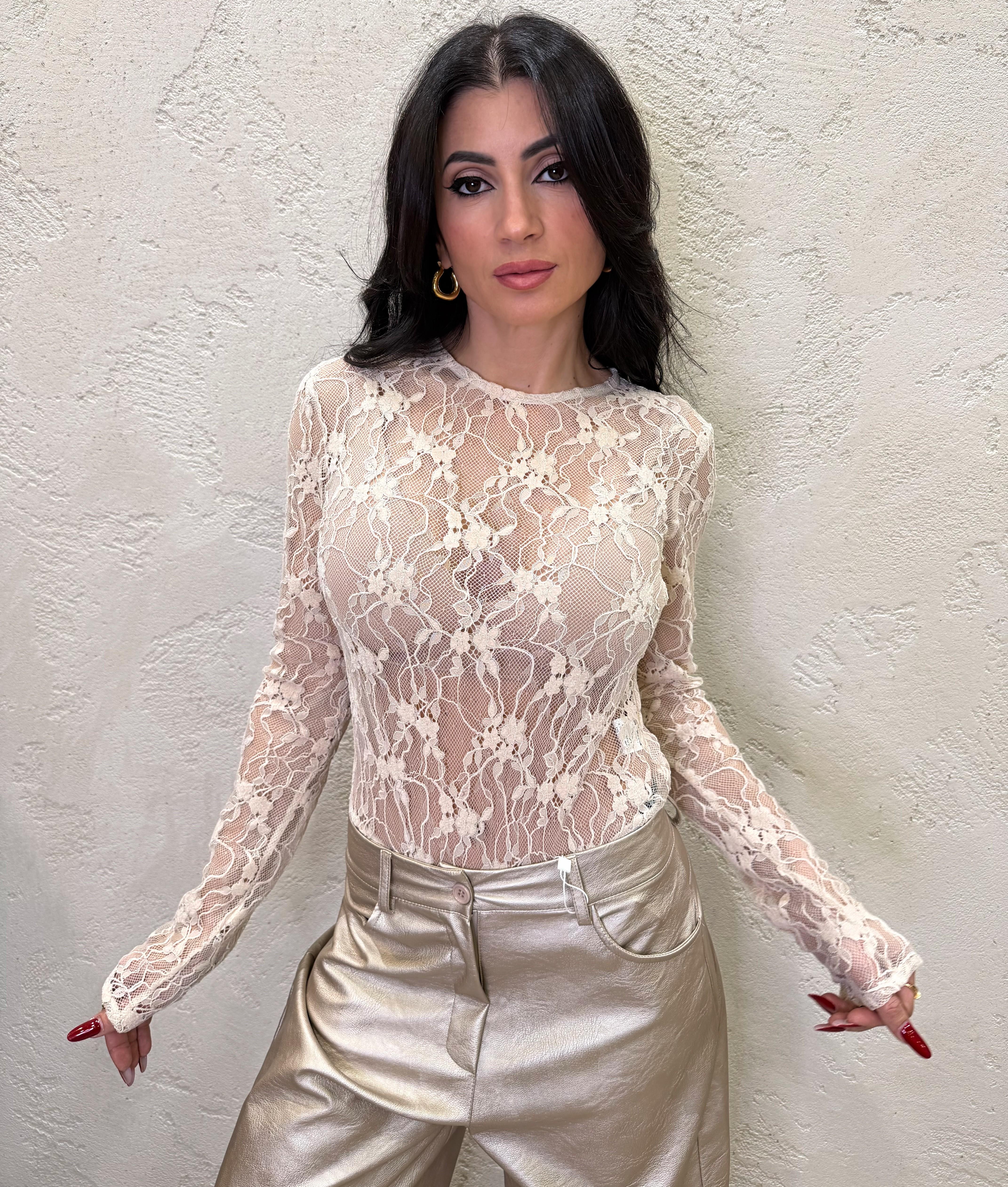 body in pizzo W25BC19 BURRO TENSIONE IN