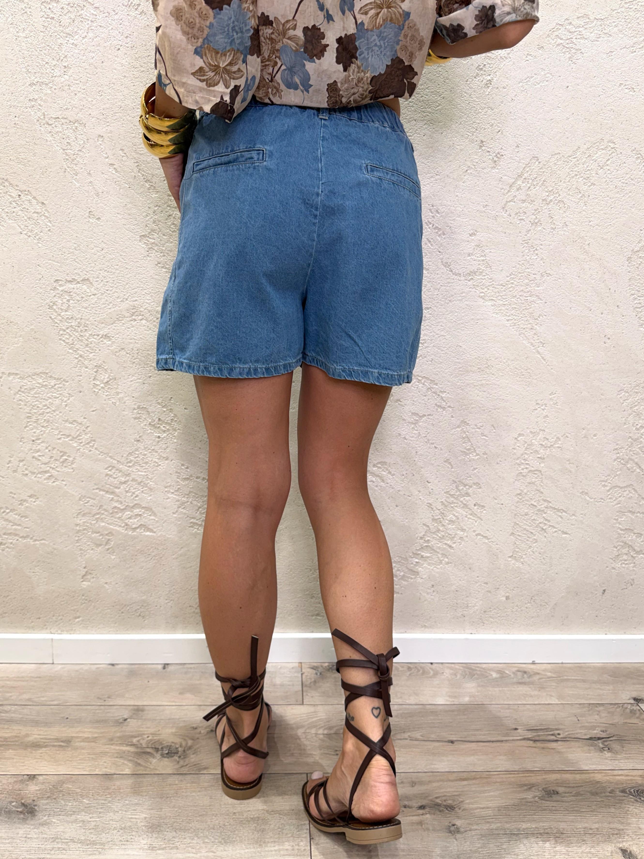 shorts con maxi tasche frontali 60590PN JEANS SUSY MIX