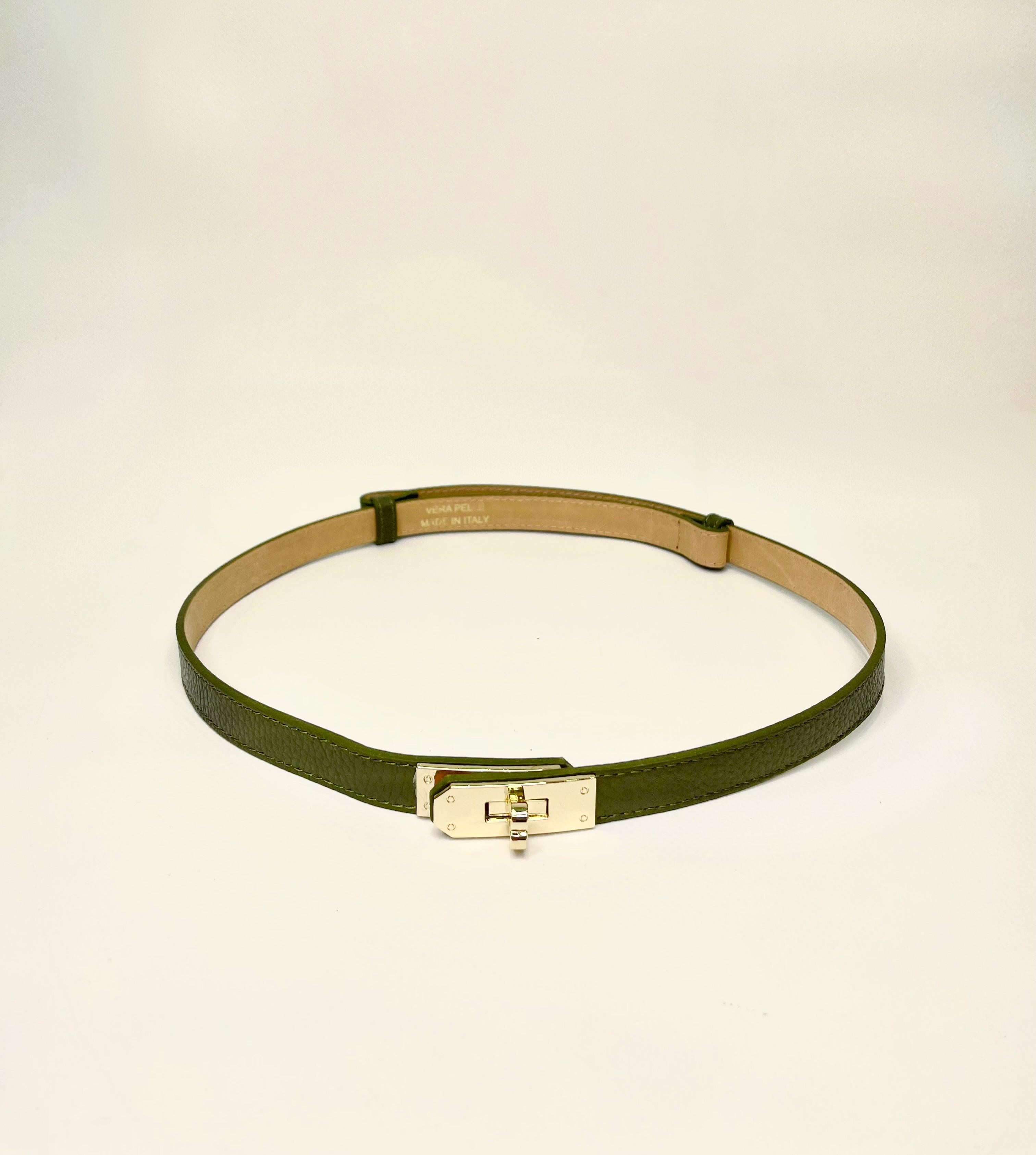 cintura kelly vera pelle CINTKELLY VERDE ELEVI