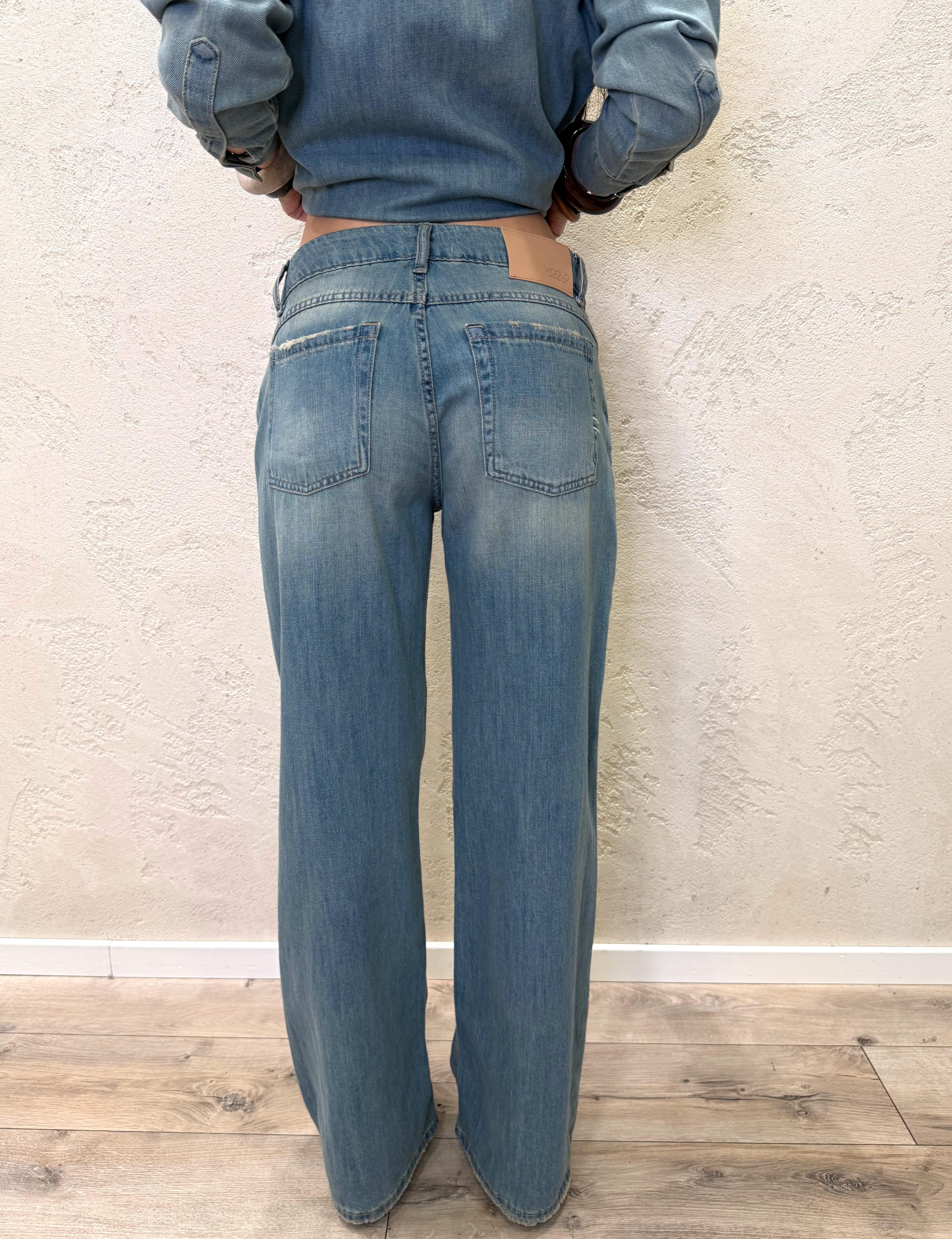 jeans modello melody a gamba dritta DAB5309 THE VICOLO