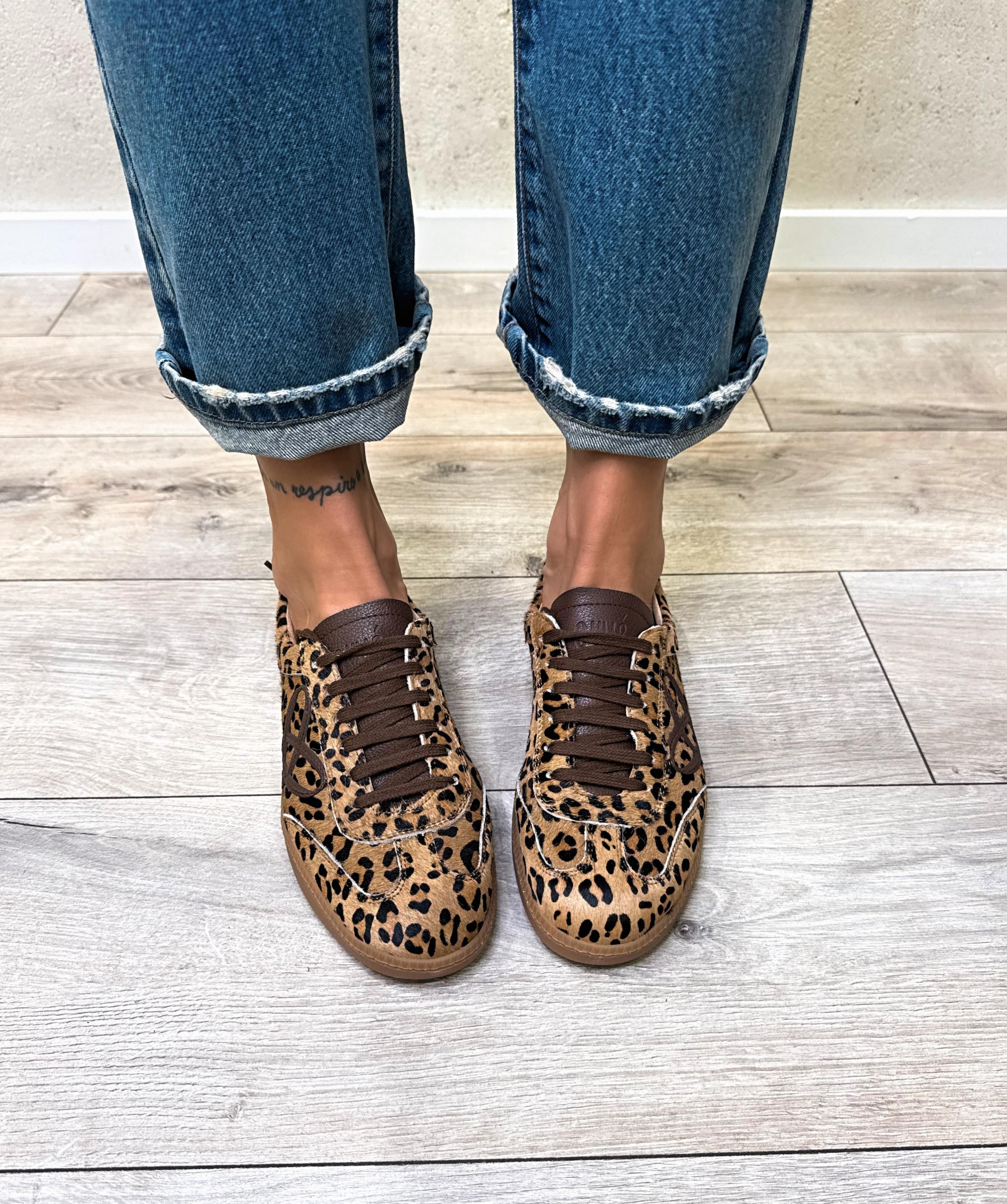 sneakers maculata in vera pelle FE4467 MACULATO OVYE'