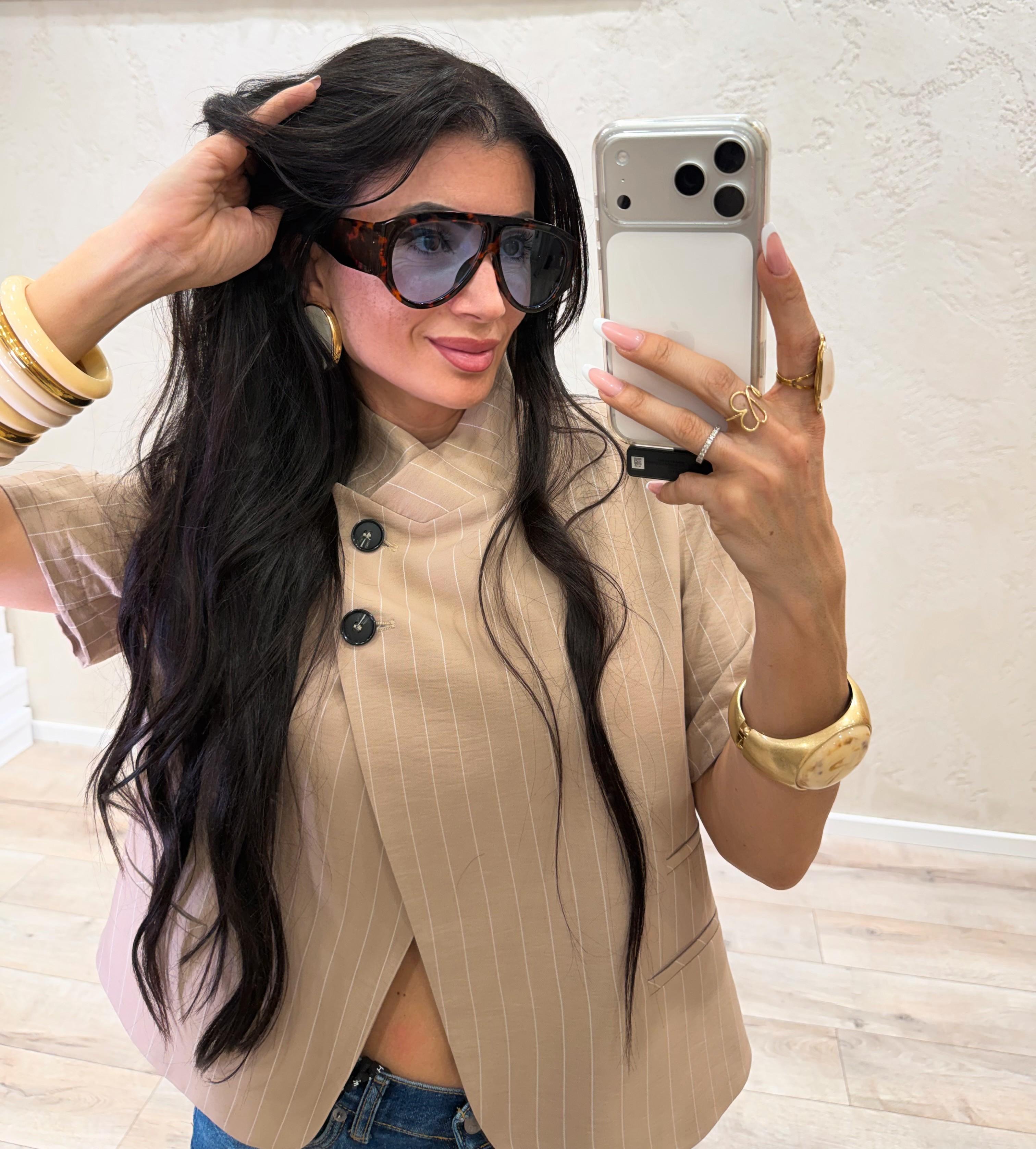 occhiale da sole modello "diva sky leopard" DIVASKYLEOPARD MACULATO ELEVI