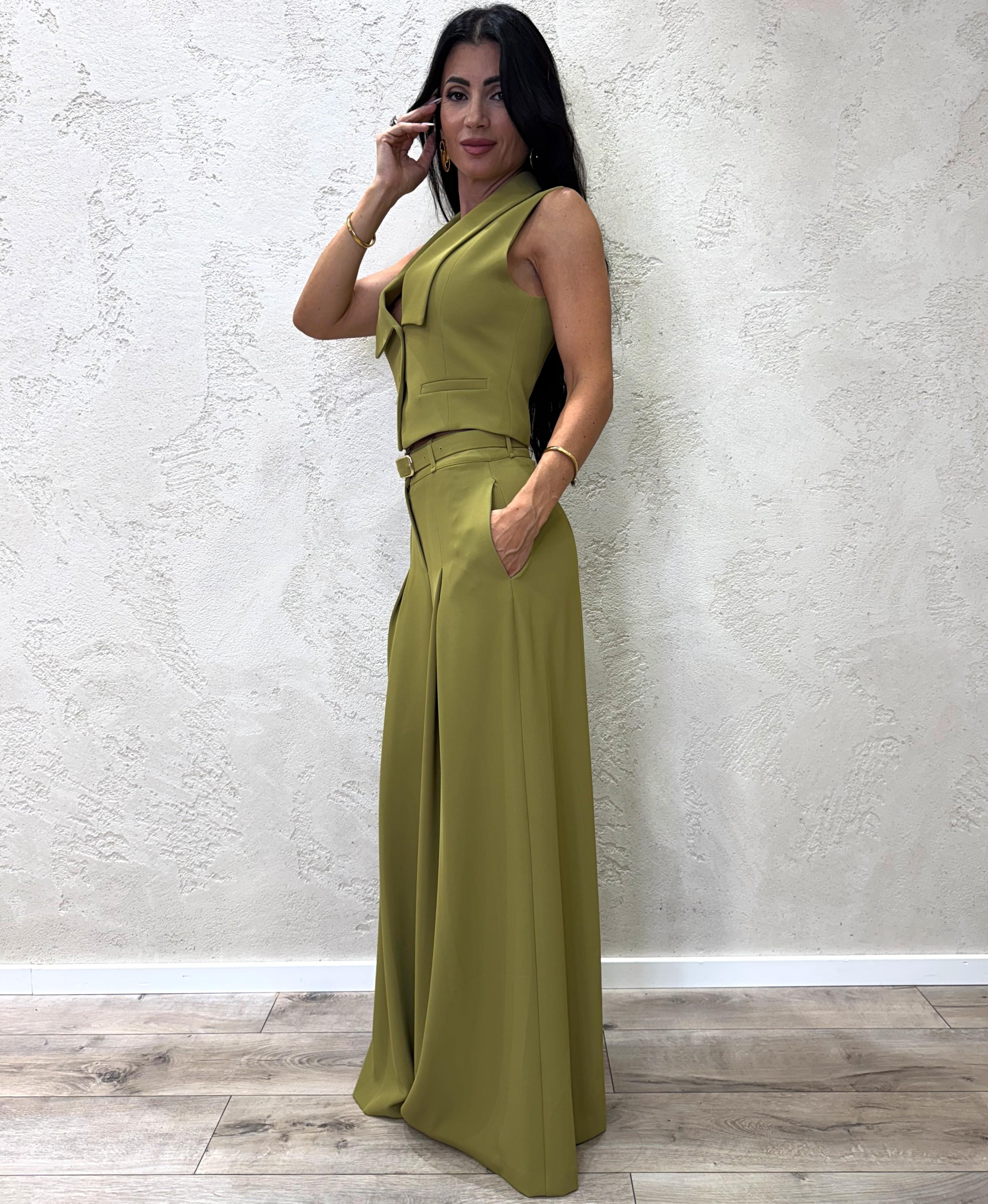 gilet a due bottoni LC97KHX OLIO IMPERIAL