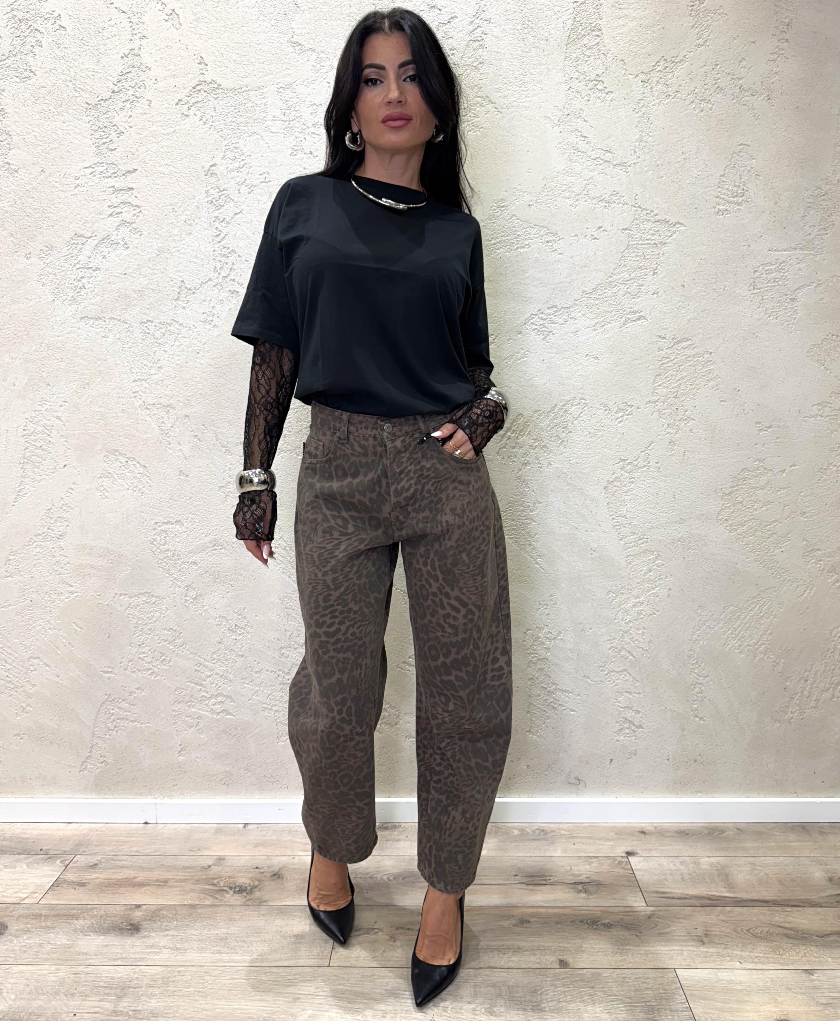 jeans modello ferro di cavallo maculato PGZ-P159 MACULATO HAVEONE