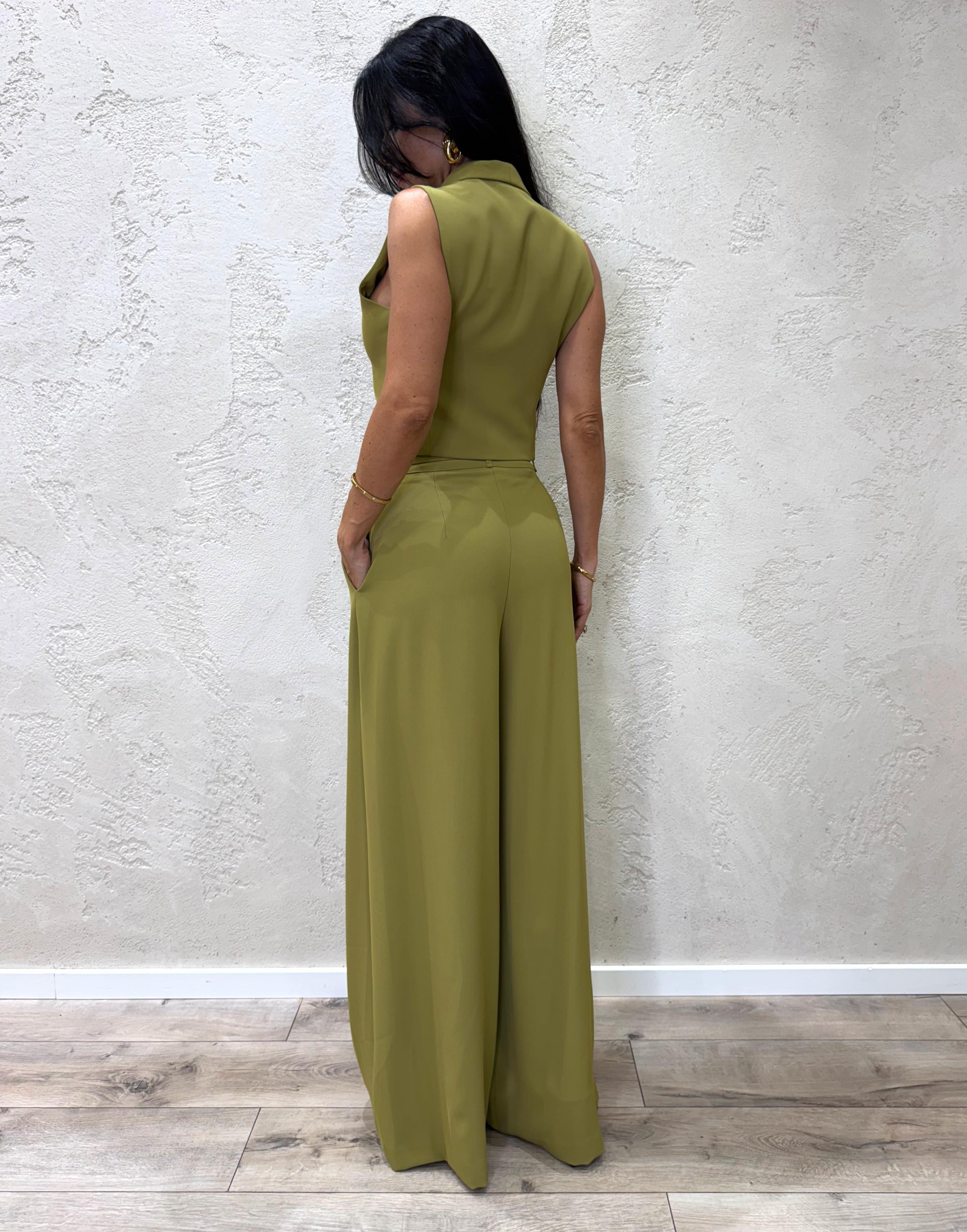 gilet a due bottoni LC97KHX OLIO IMPERIAL