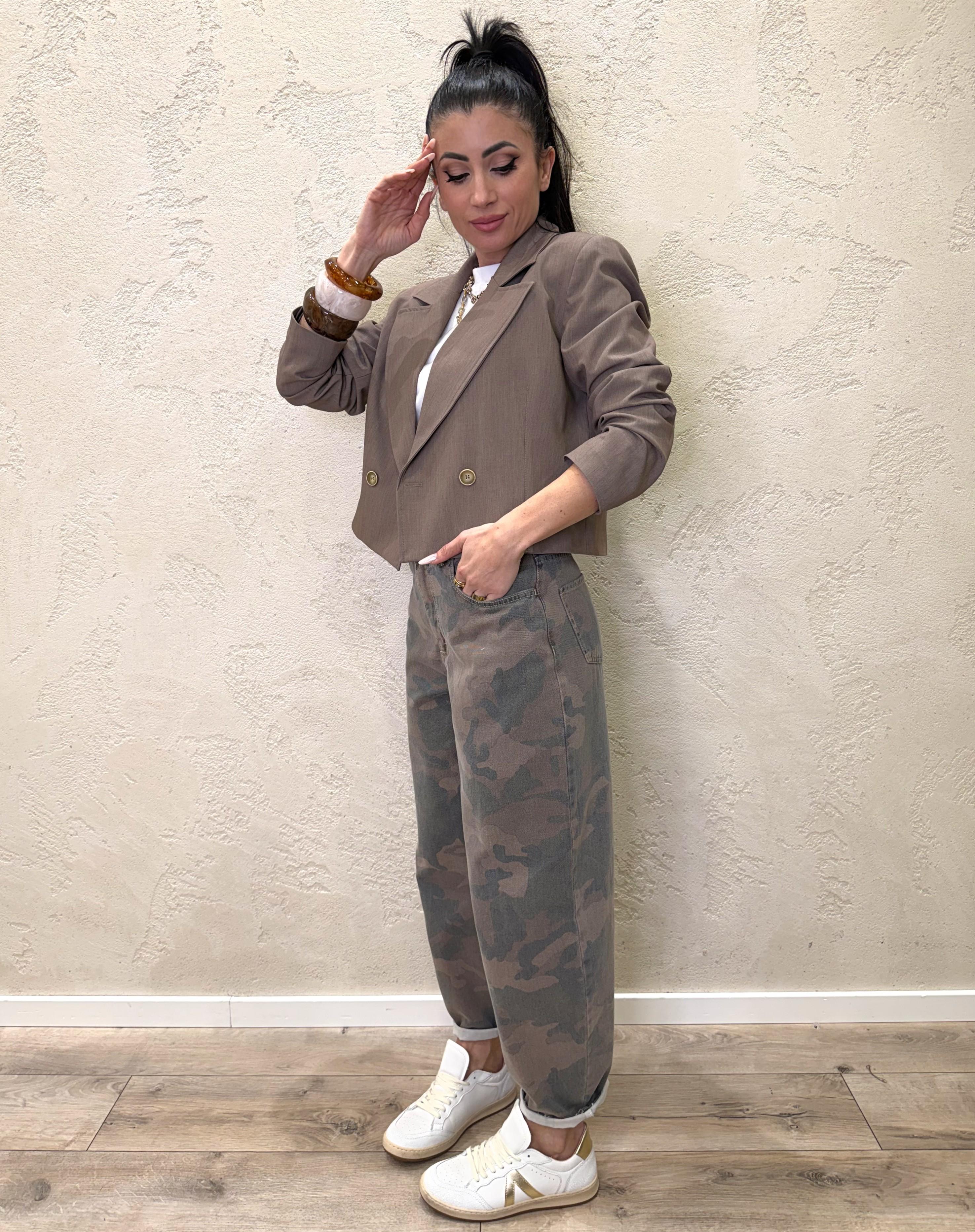 jeans modello balloon camouflage JSUSY92 CAMOUFLAGE SUSY MIX
