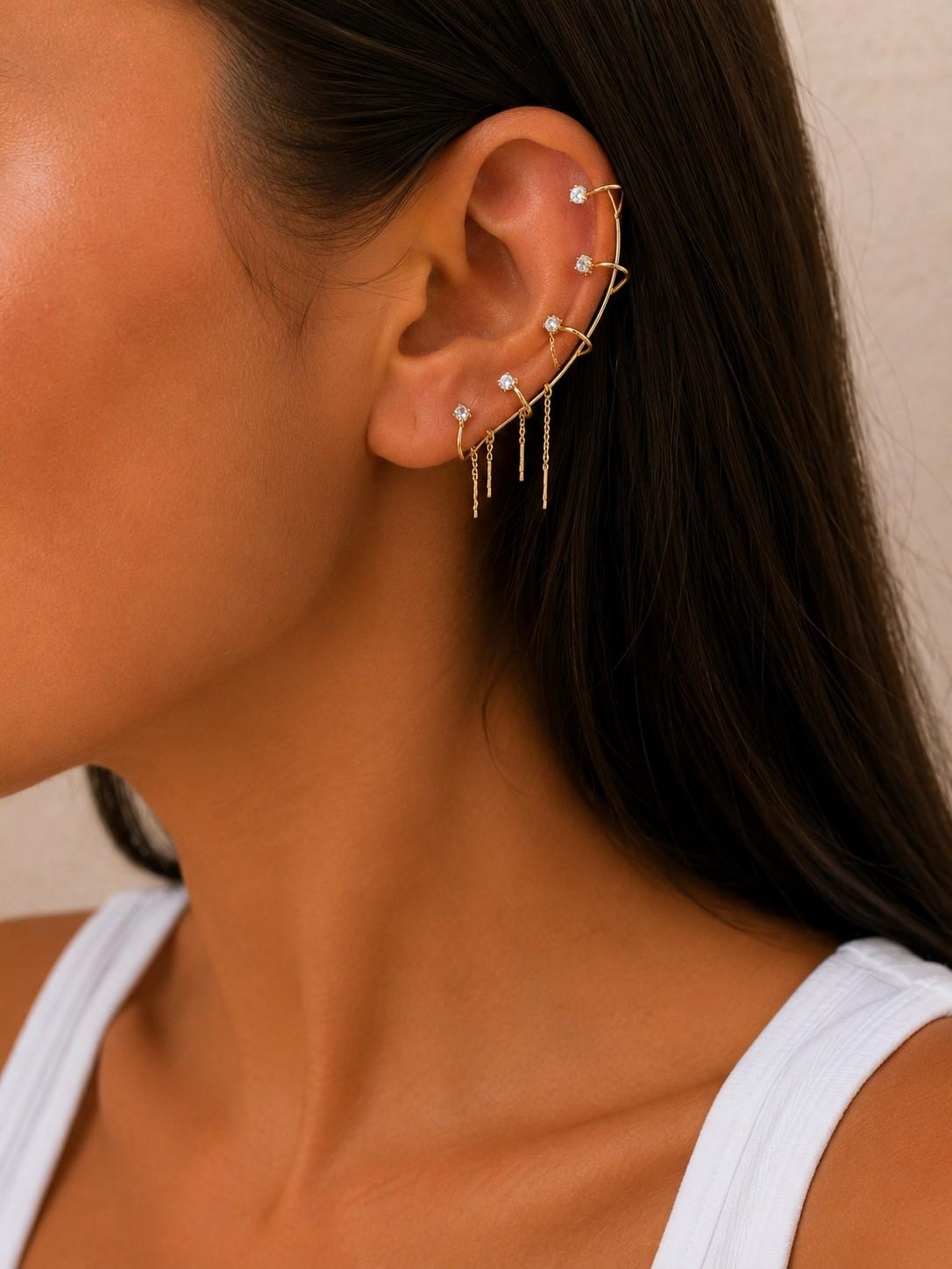 orecchino "ear cuff" ORE-CUFF GOLD ELEVI